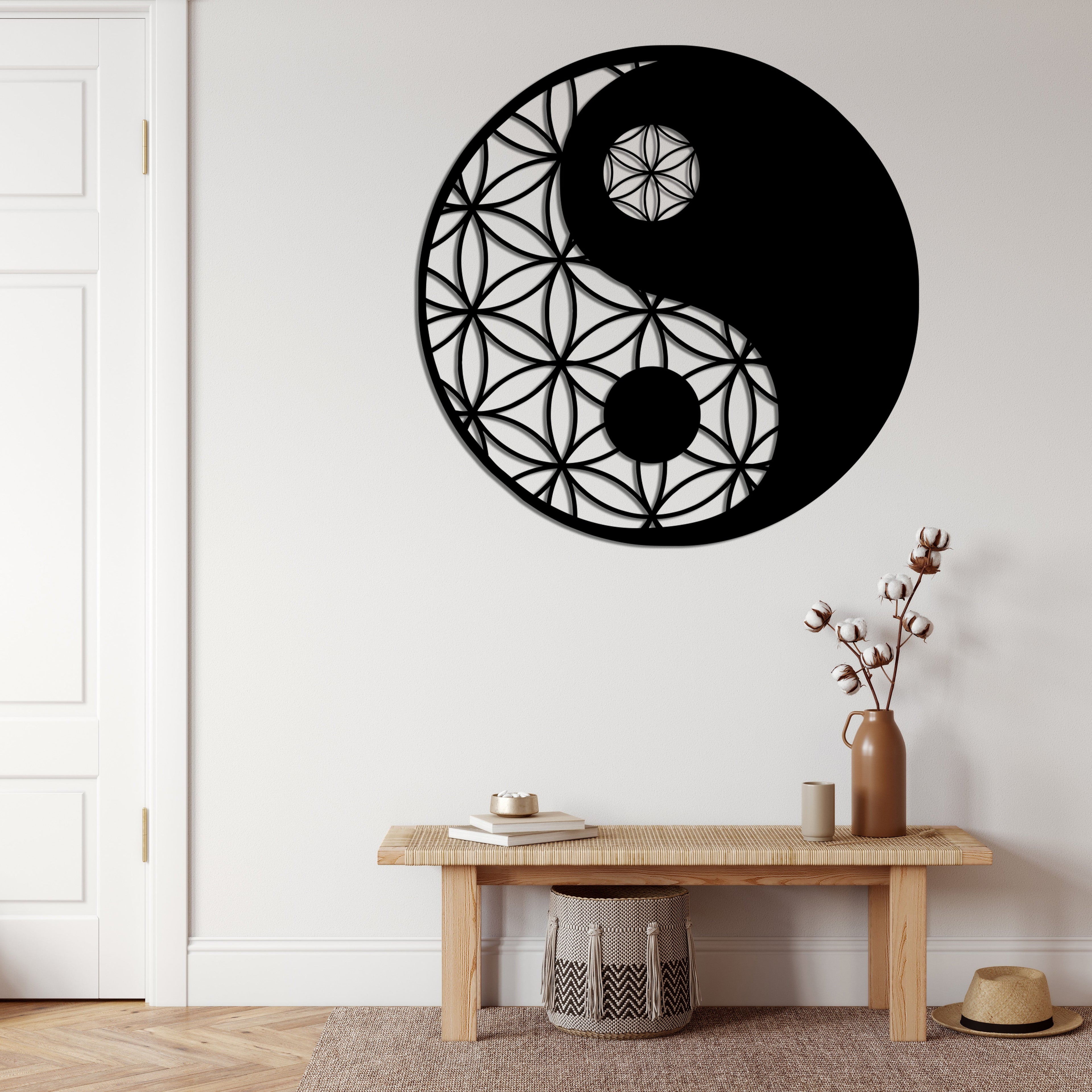 Yin Yang  Metal Wall Art