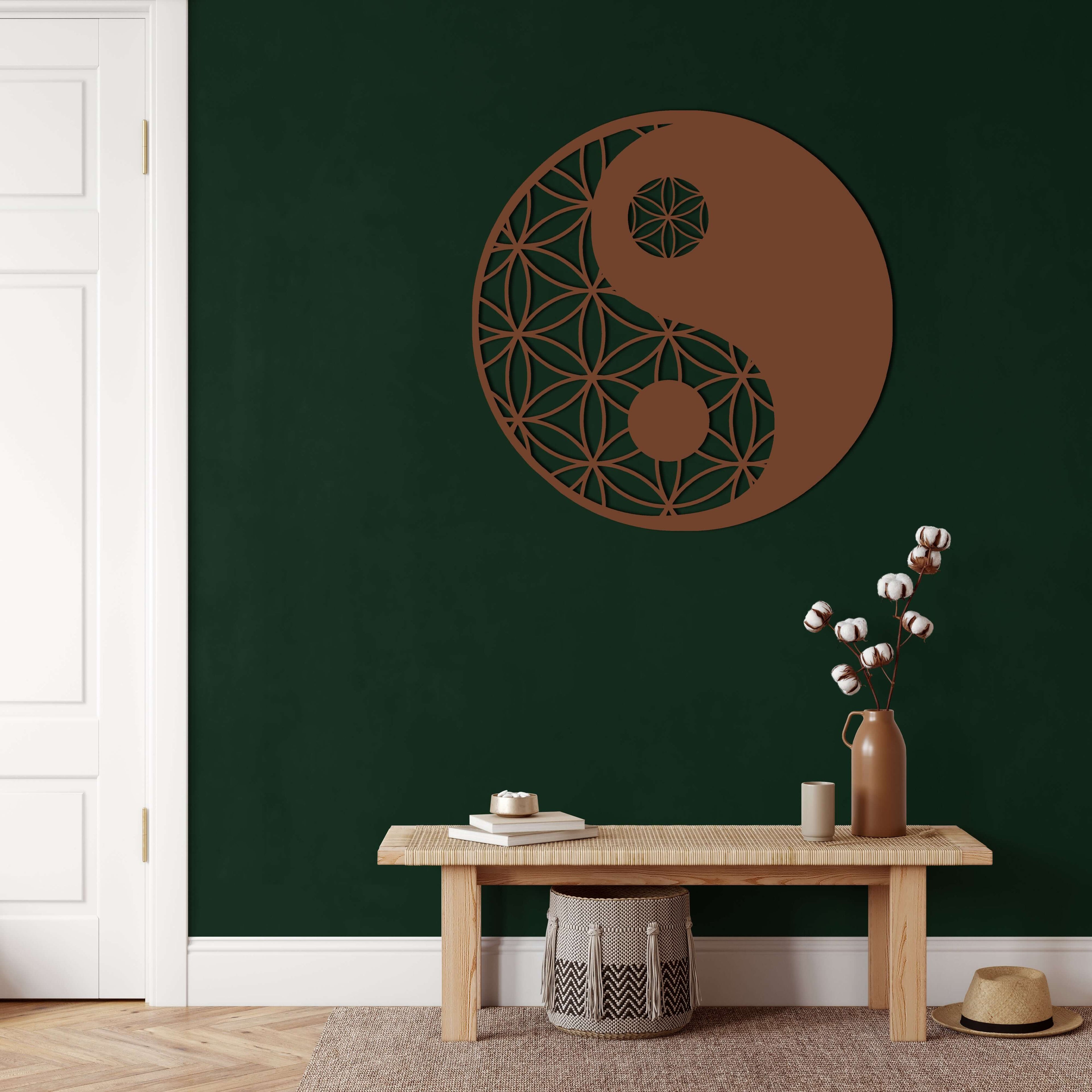 Yin Yang  Metal Wall Art