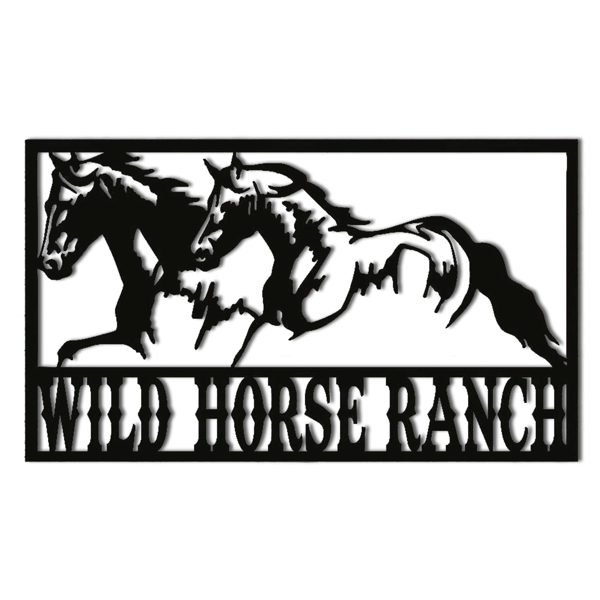 Horse Metal Wall Art