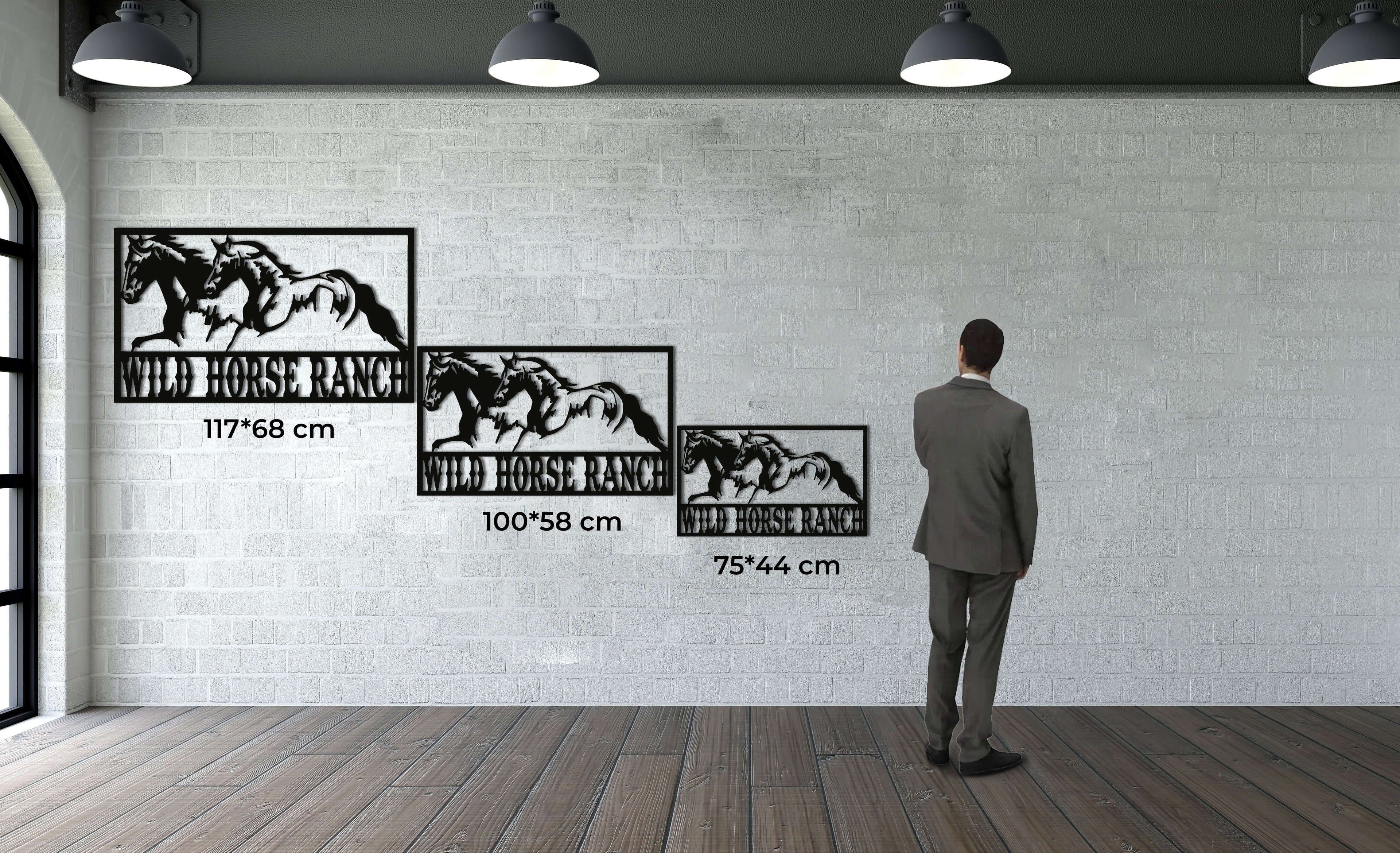 Horse Metal Wall Art