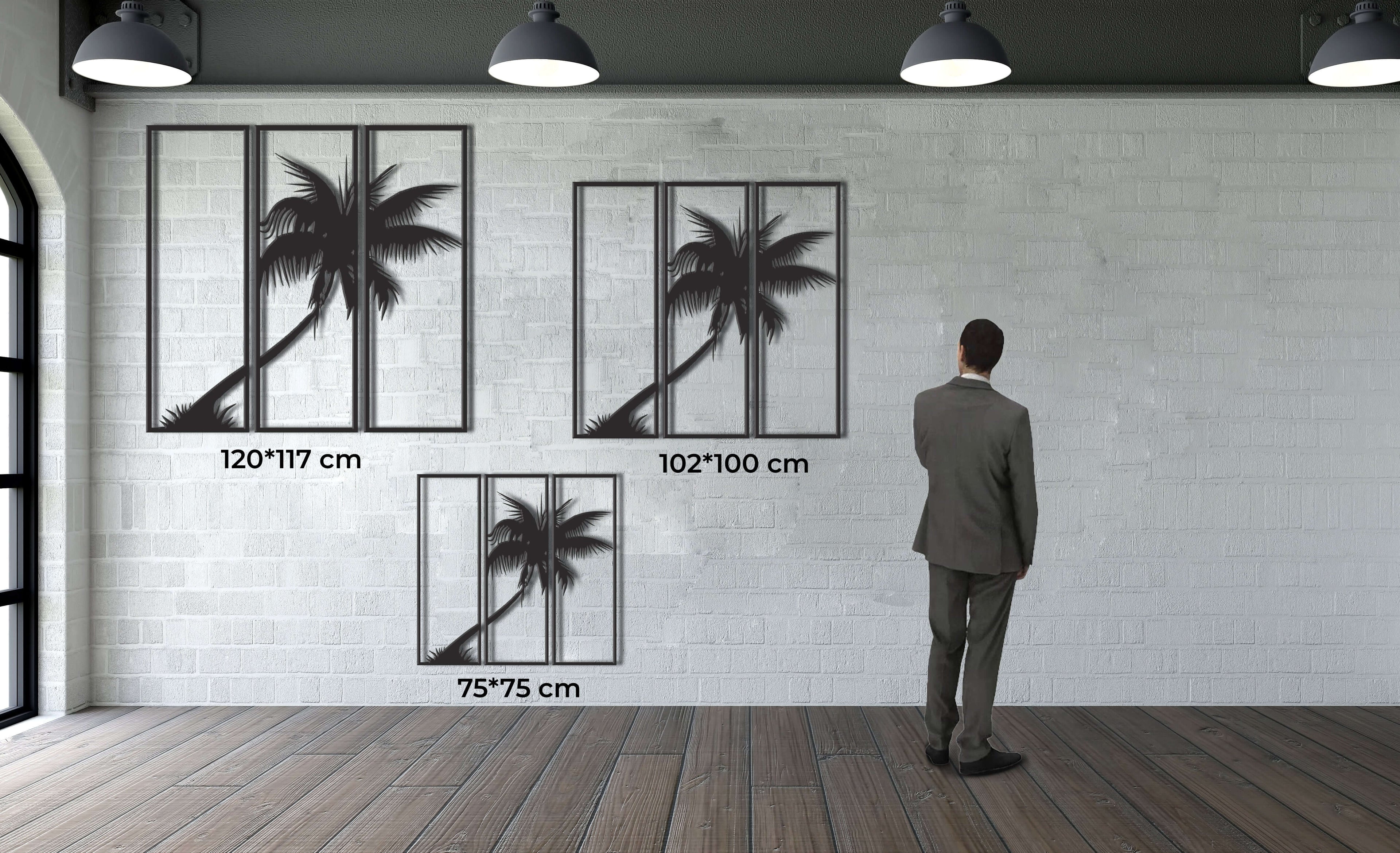 Palm Tree Metal Wall Art