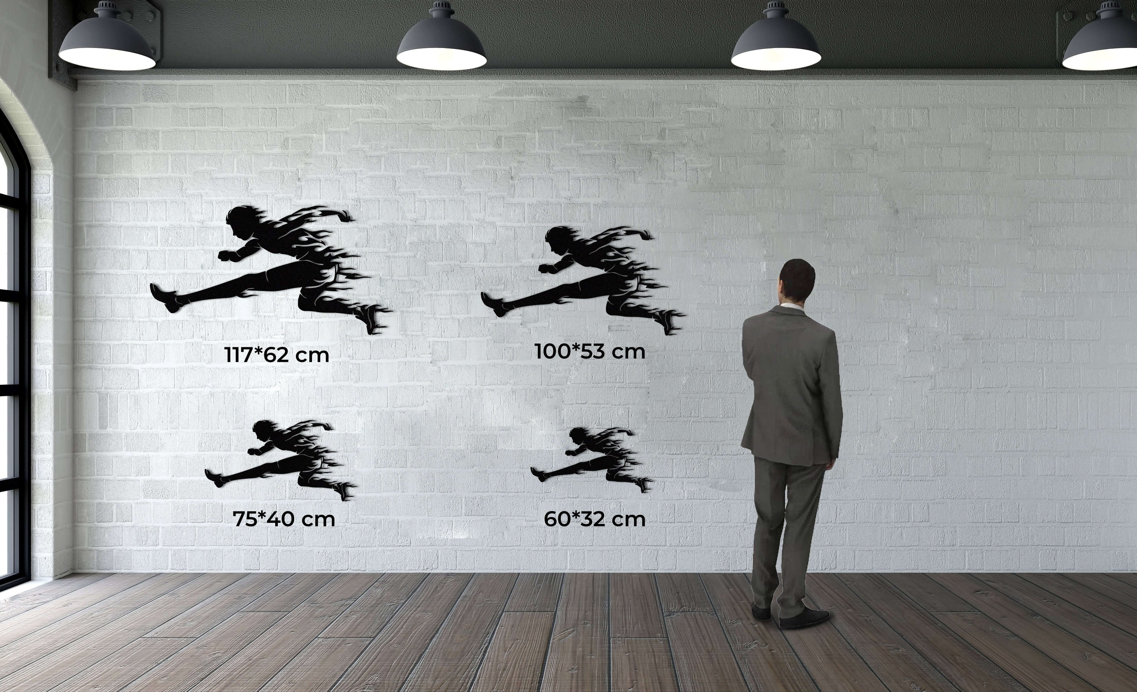 Sprinter Metal Wall Art