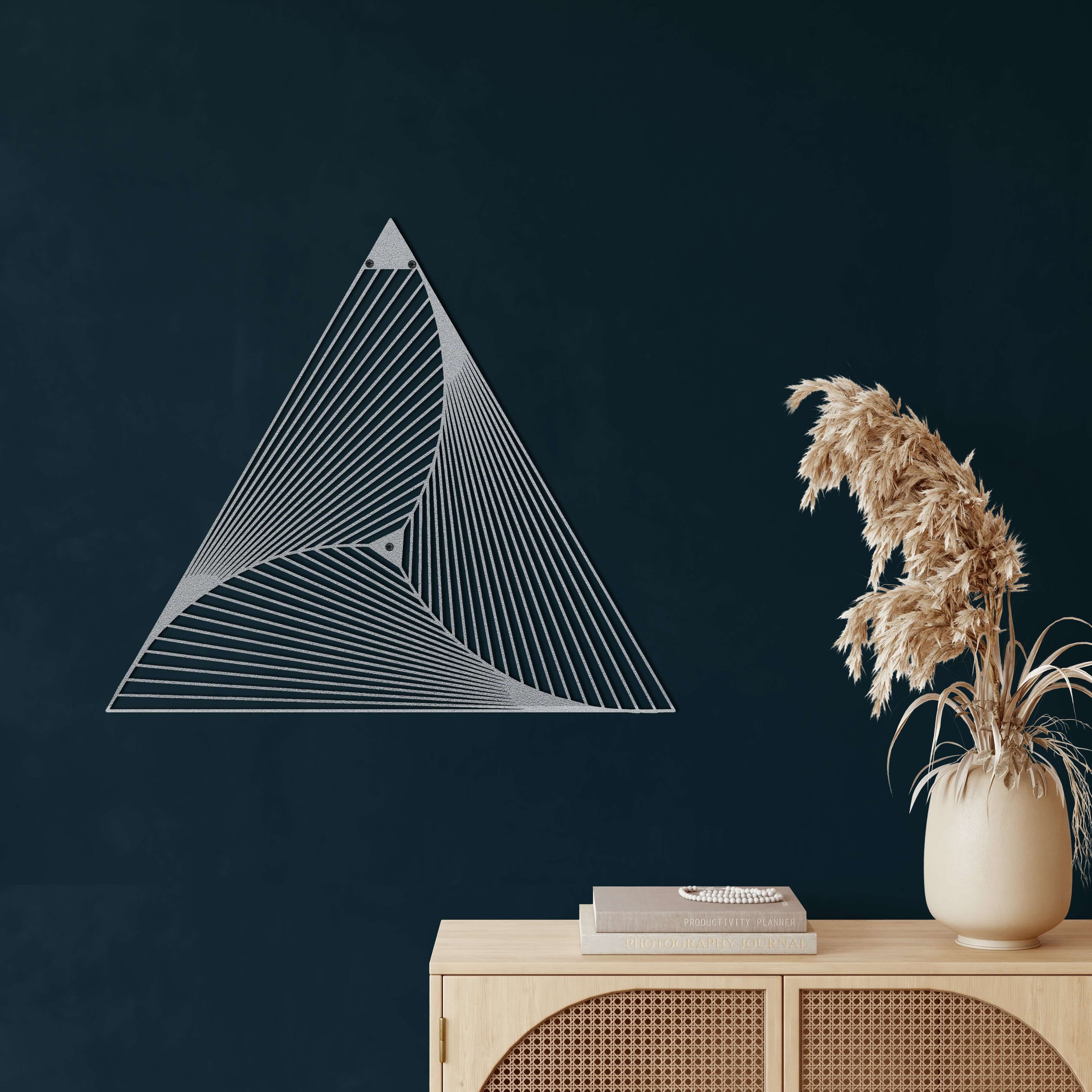 Triangle Metal Wall Art