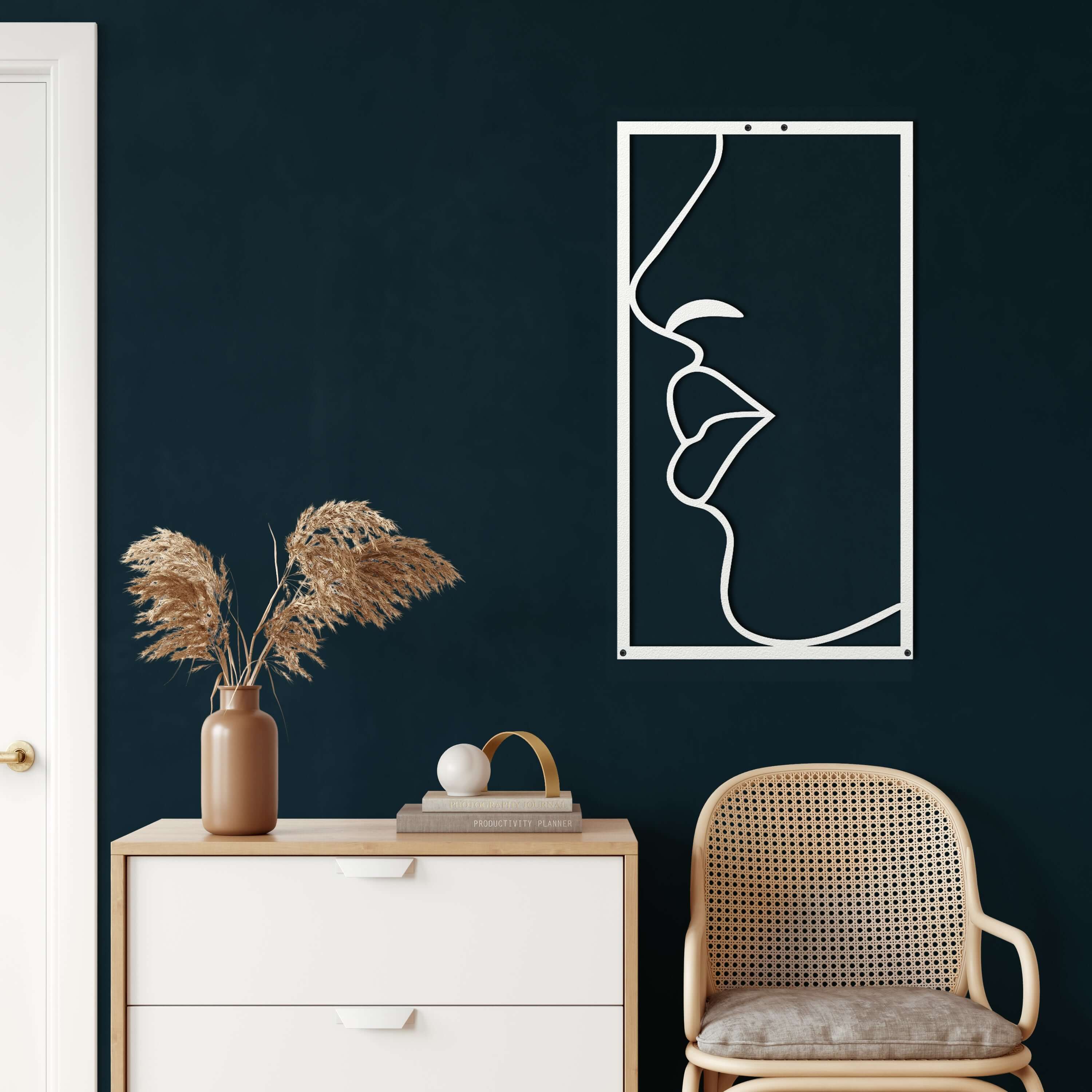 Lips Metal Wall Art