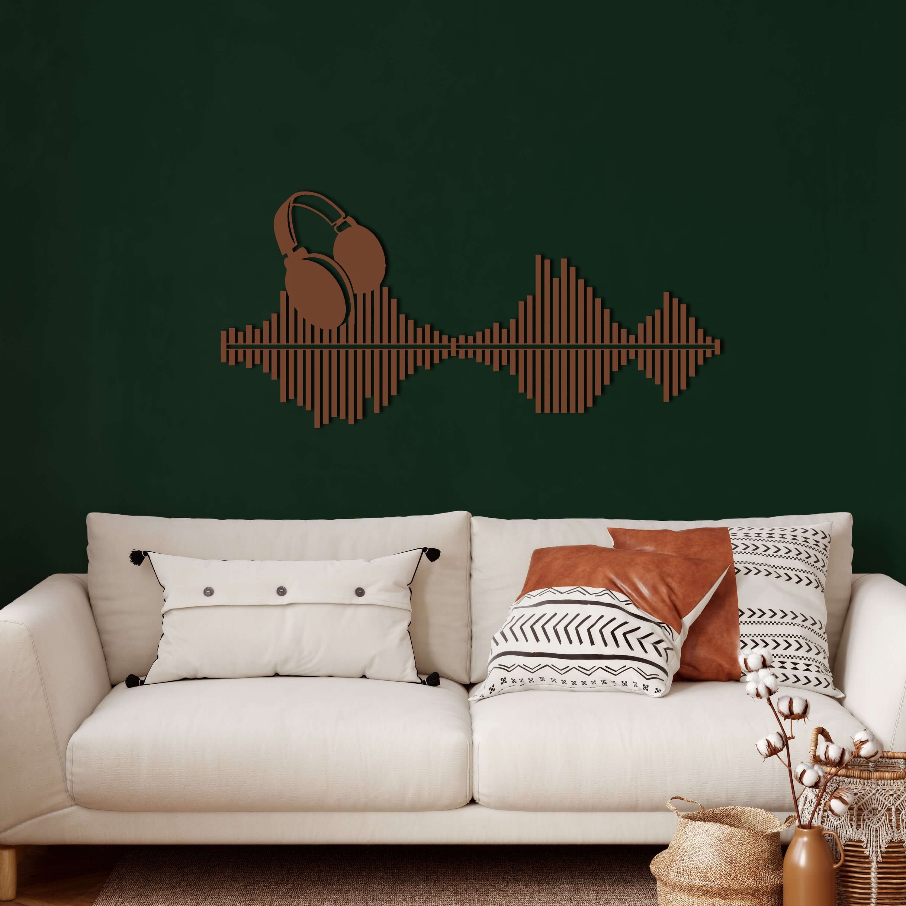 Rhythm of the Music Metal Wall Art