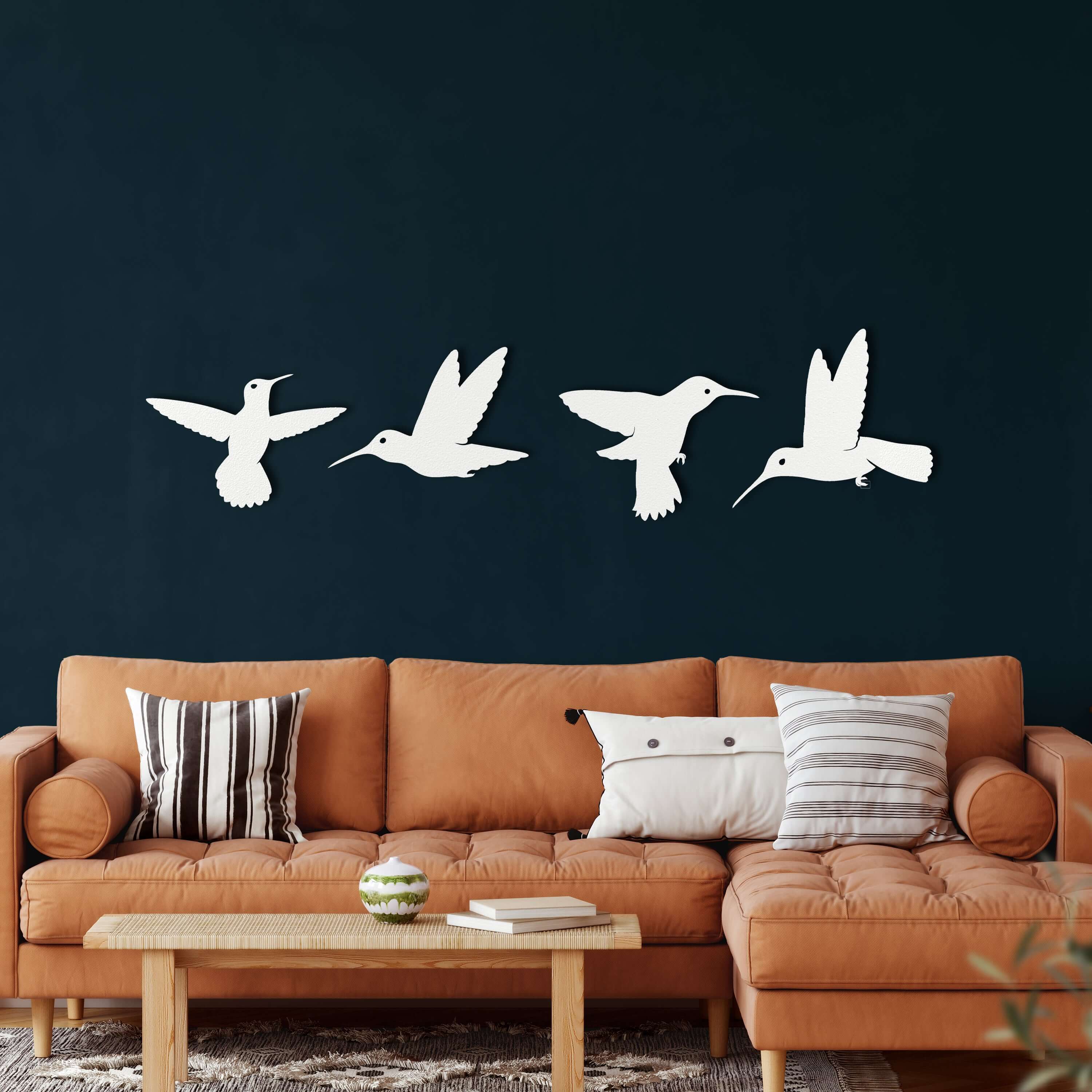 Bee Birds Metal Wall Art
