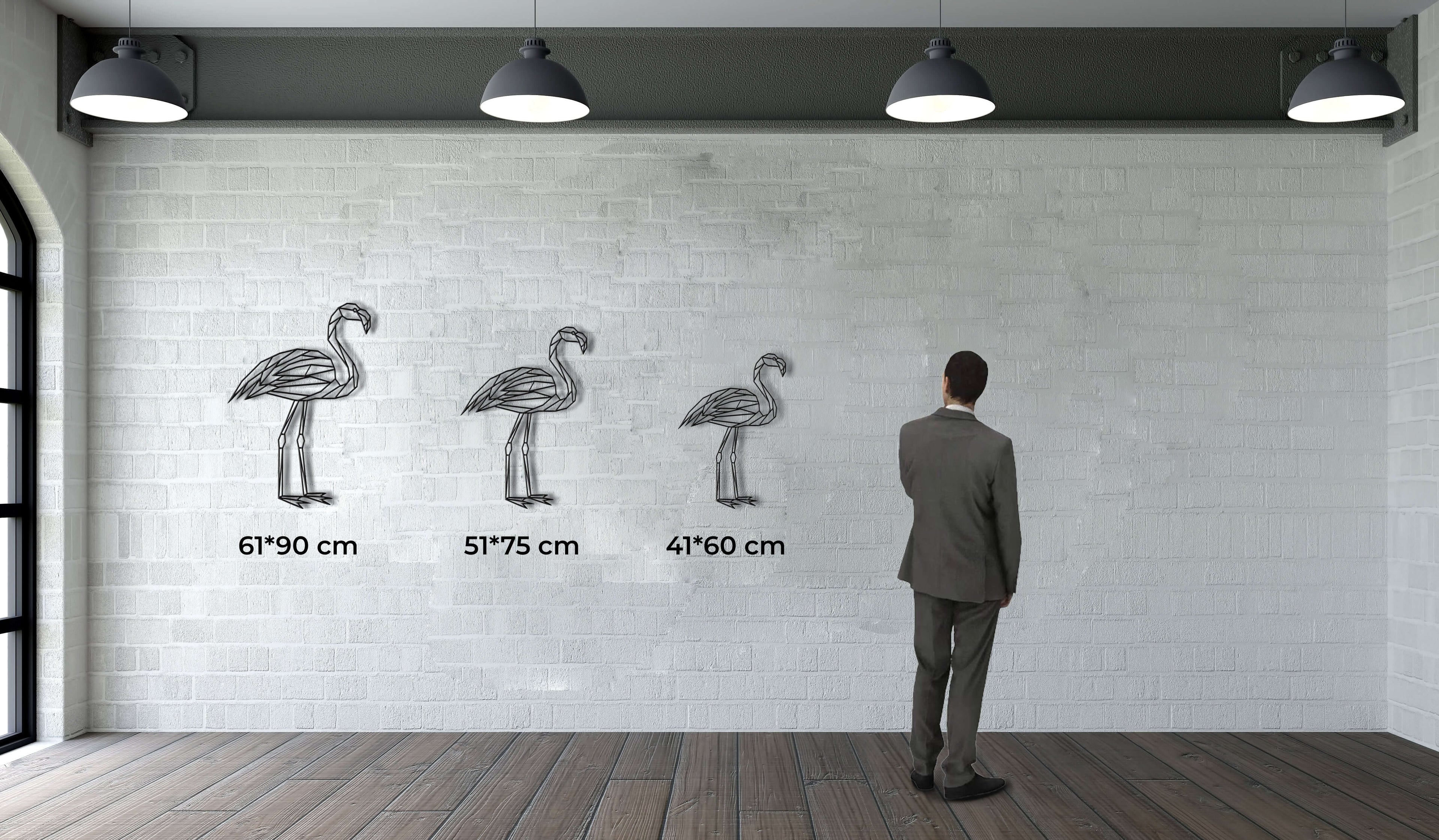 Flamingo Metal Wall Art