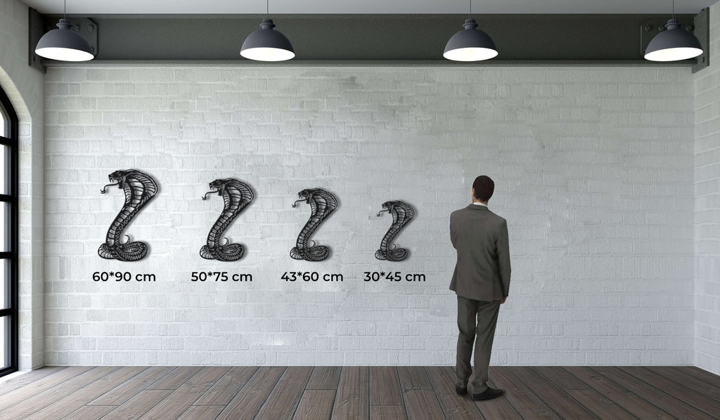 Cobra Snake Metal Wall Art