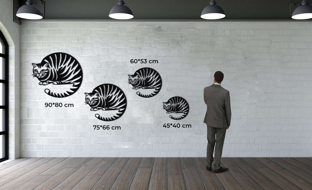 Cat Metal Wall Art