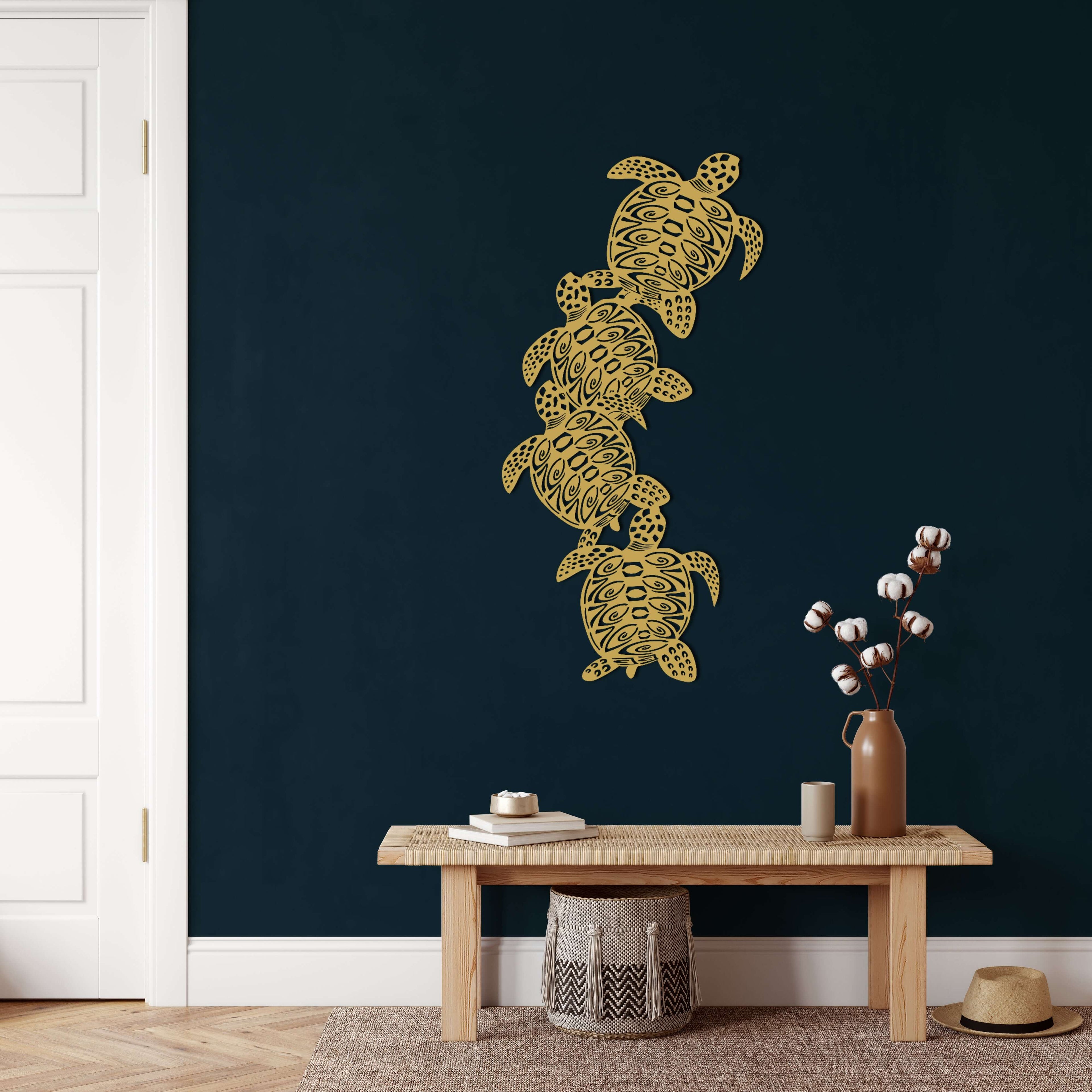 Turtle Metal Wall Art