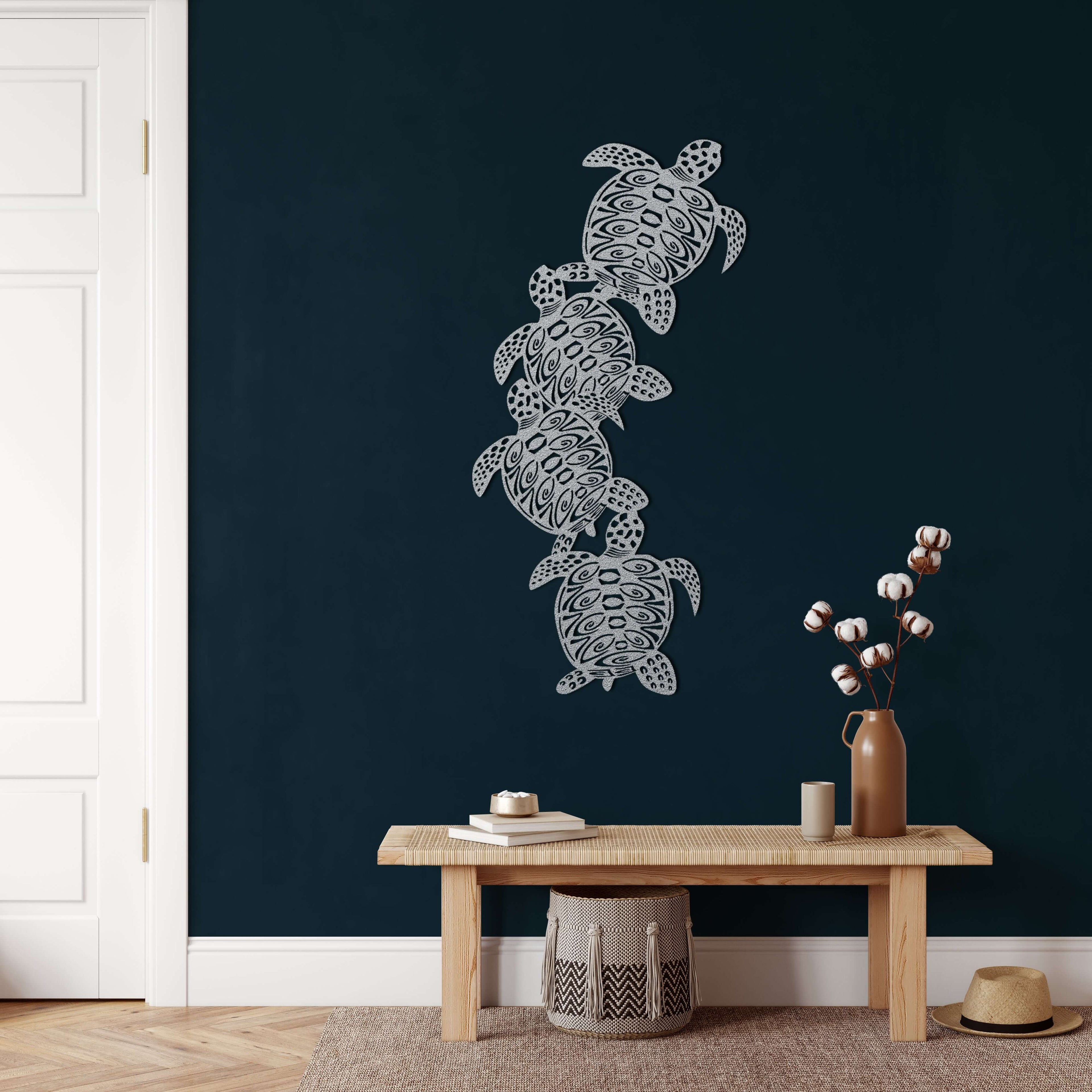 Turtle Metal Wall Art