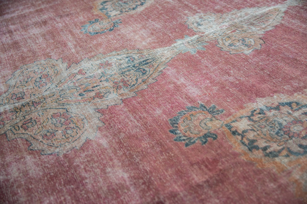 12x18.5 Antique Distressed Kermanshah Carpet