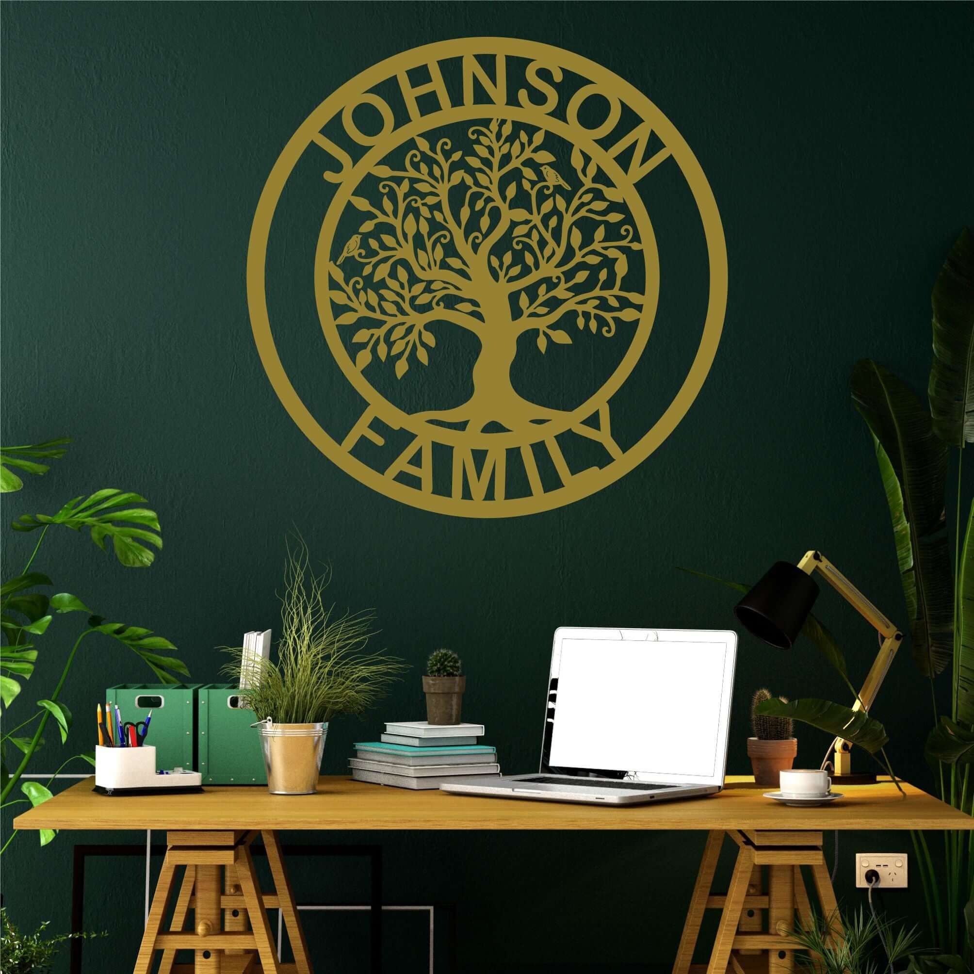 Family Tree Personalized Metal Wall Art