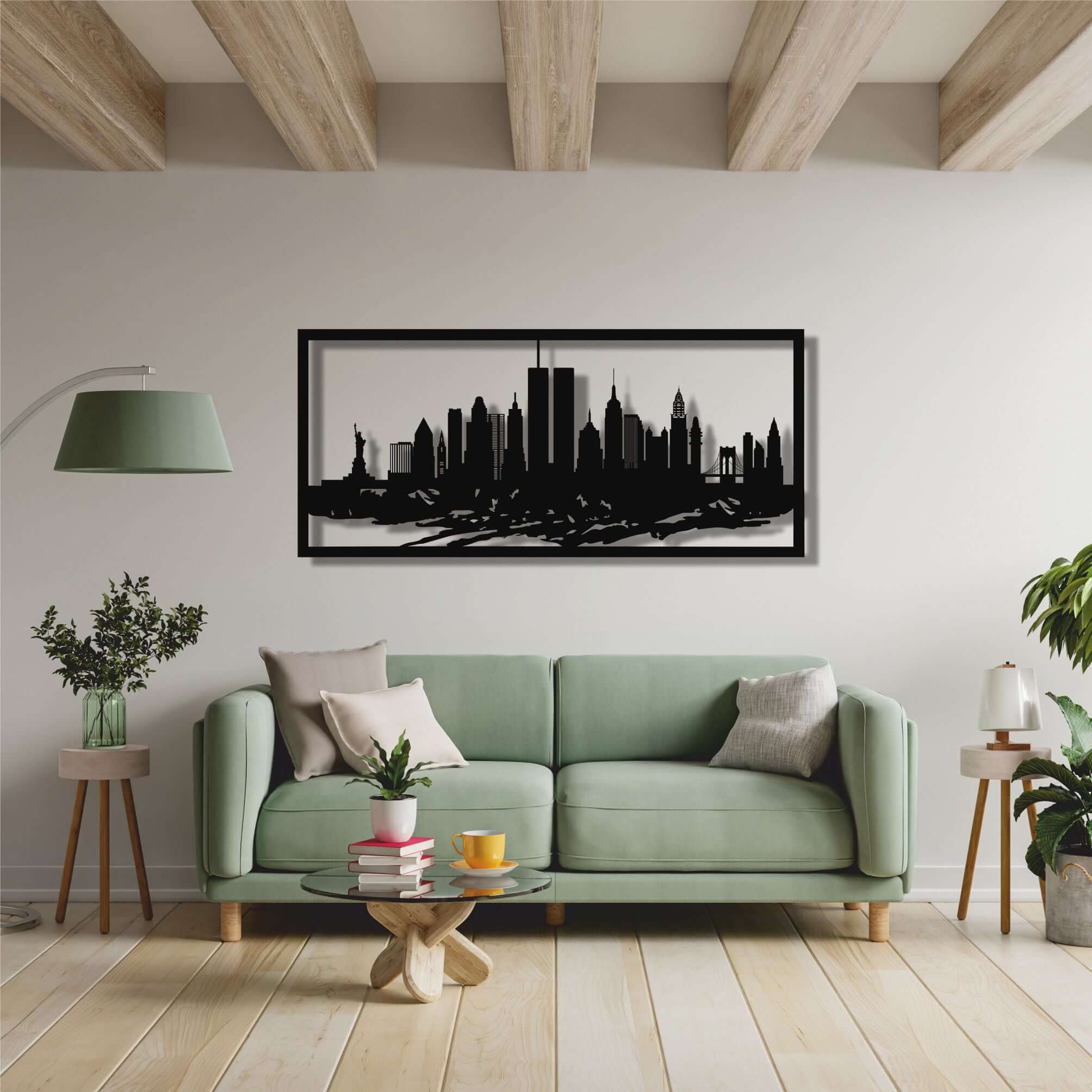 New York Skyline Metal Wall Art