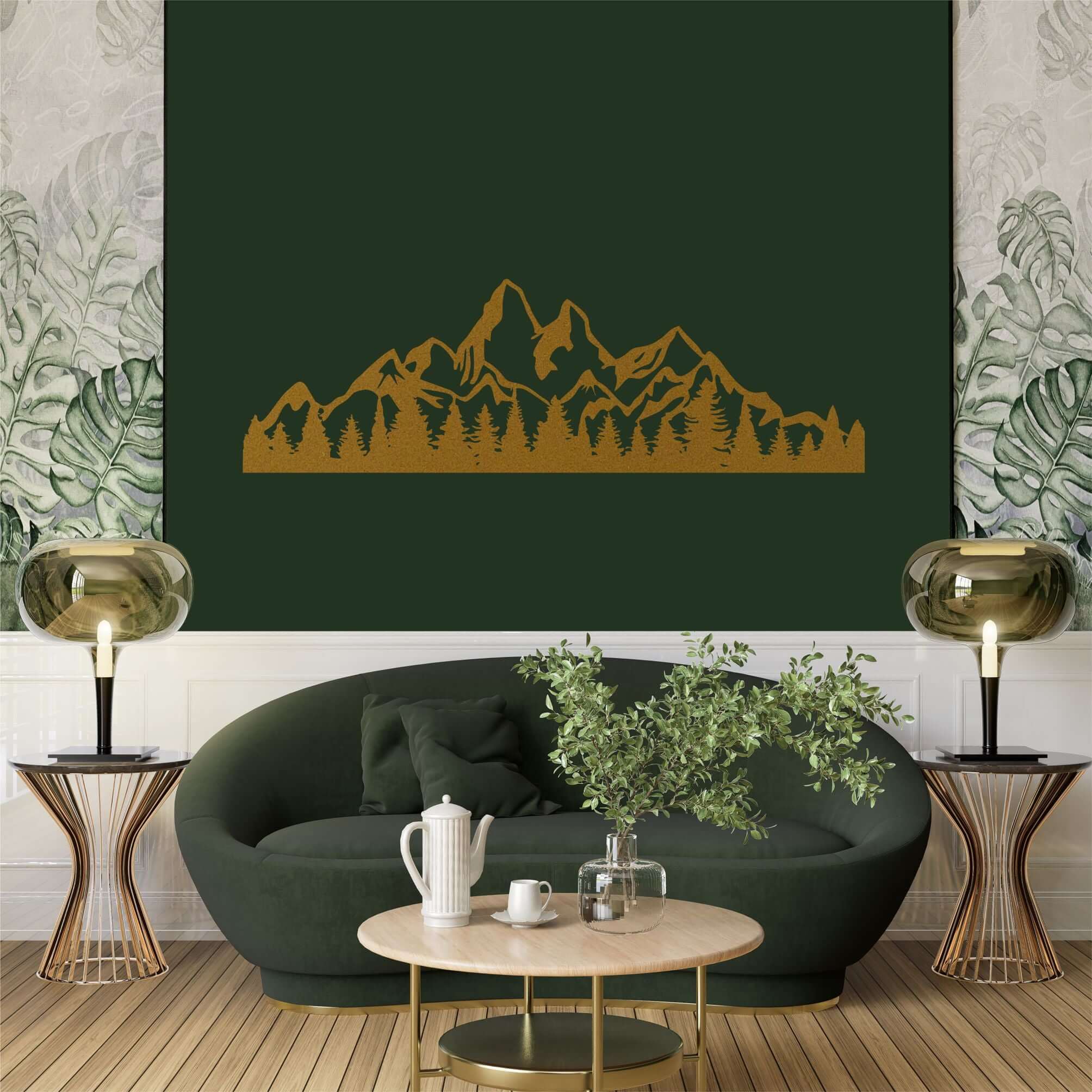 Mountains Metal Wall Art