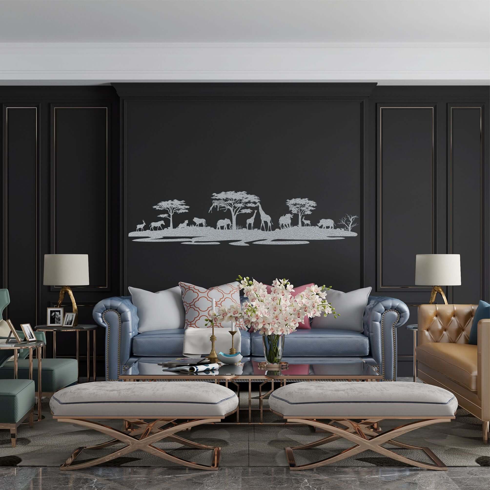 Wild Africa Metal Wall Art