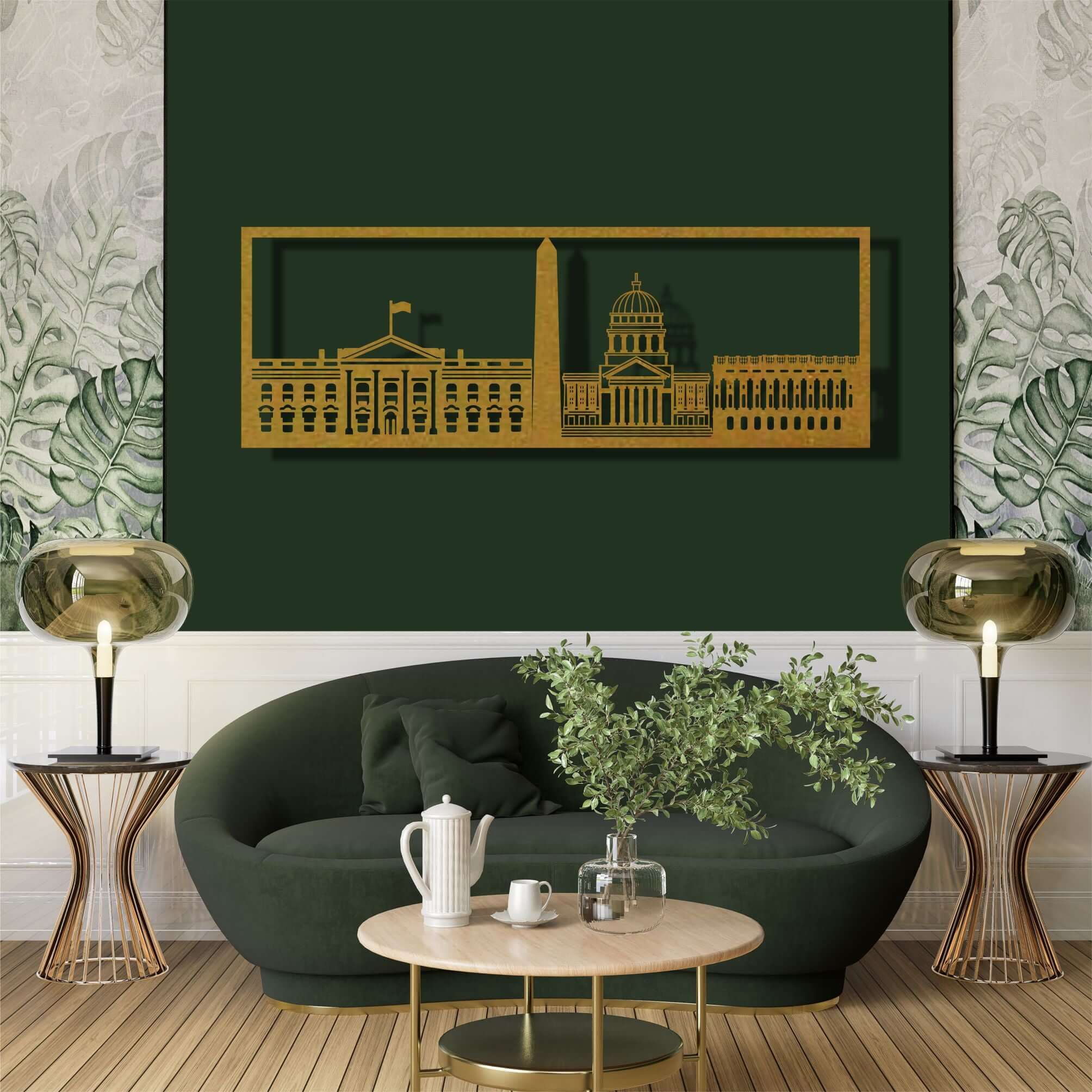 Washington DC Metal Wall Art