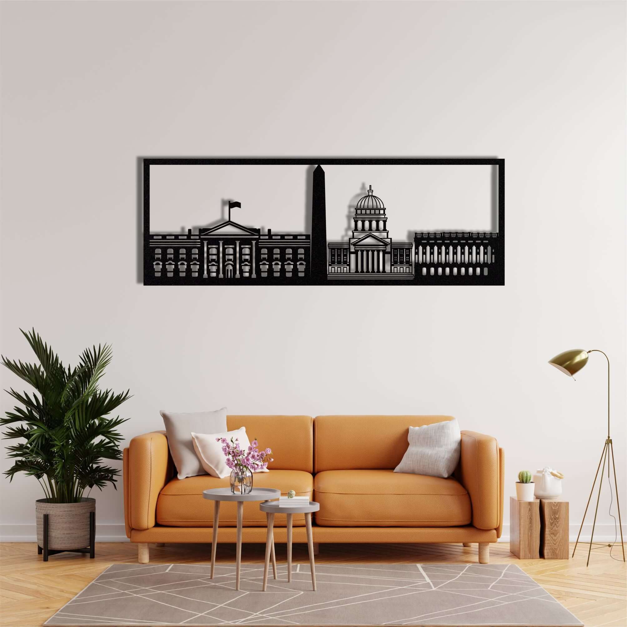Washington DC Metal Wall Art