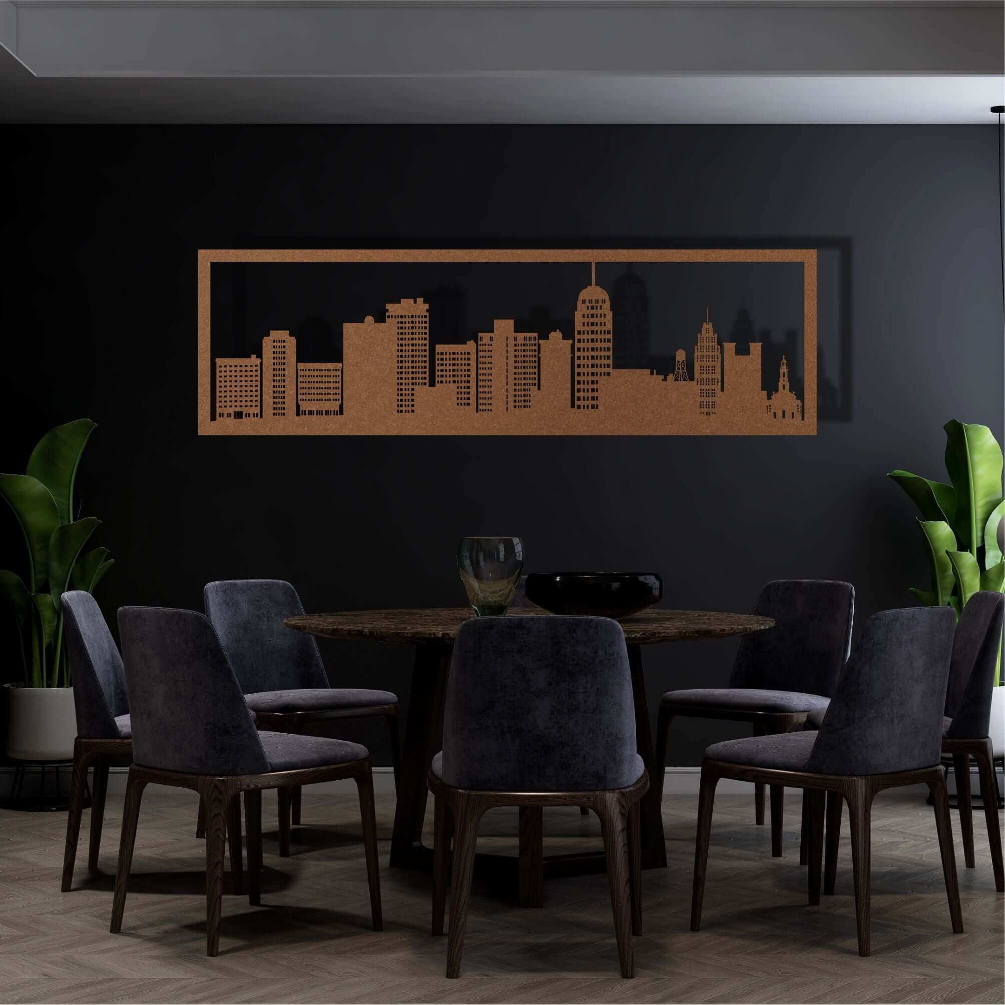 Winston Salem Metal Wall Art