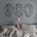 Faces Metal Wall Art