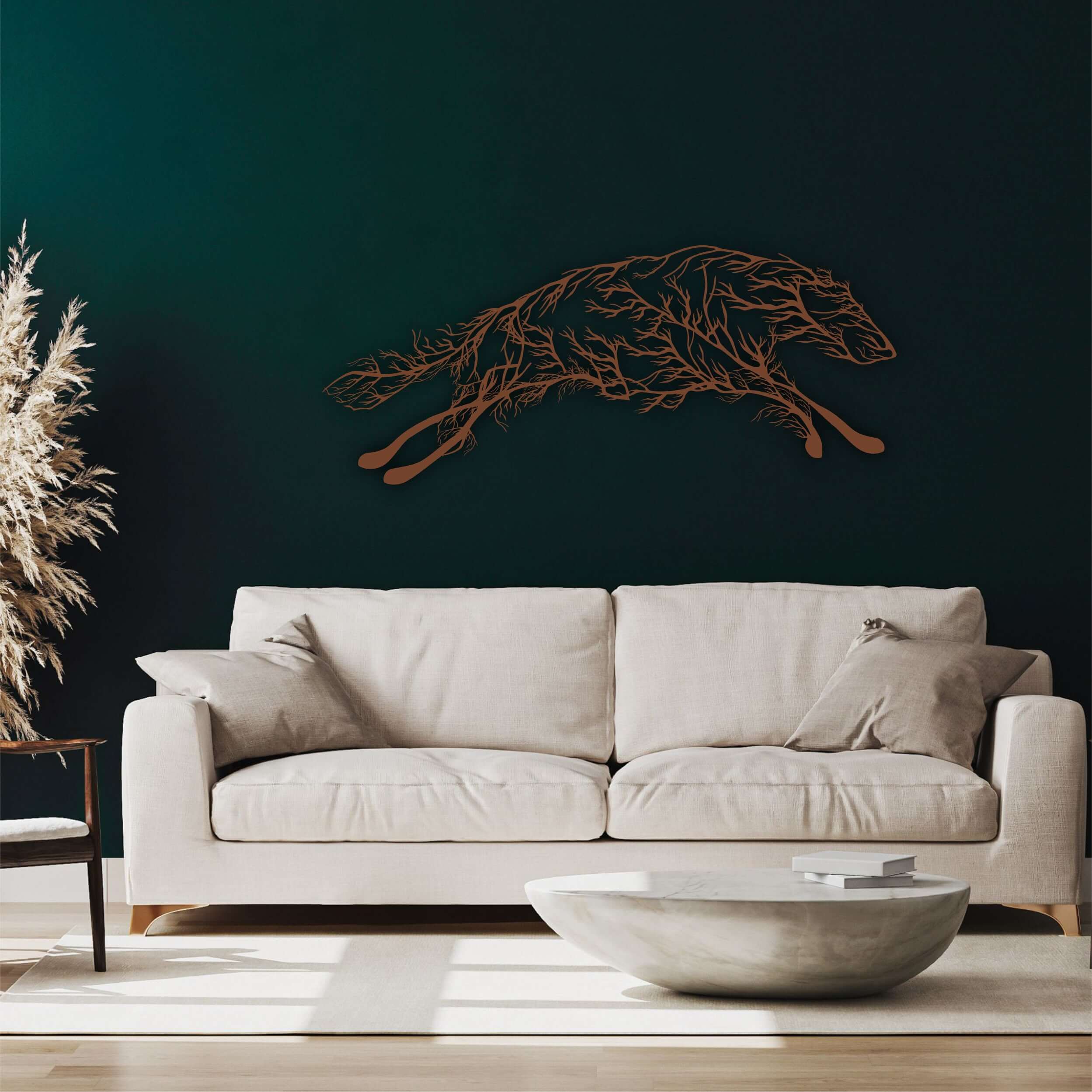 Borzoi Dog Metal Wall Art
