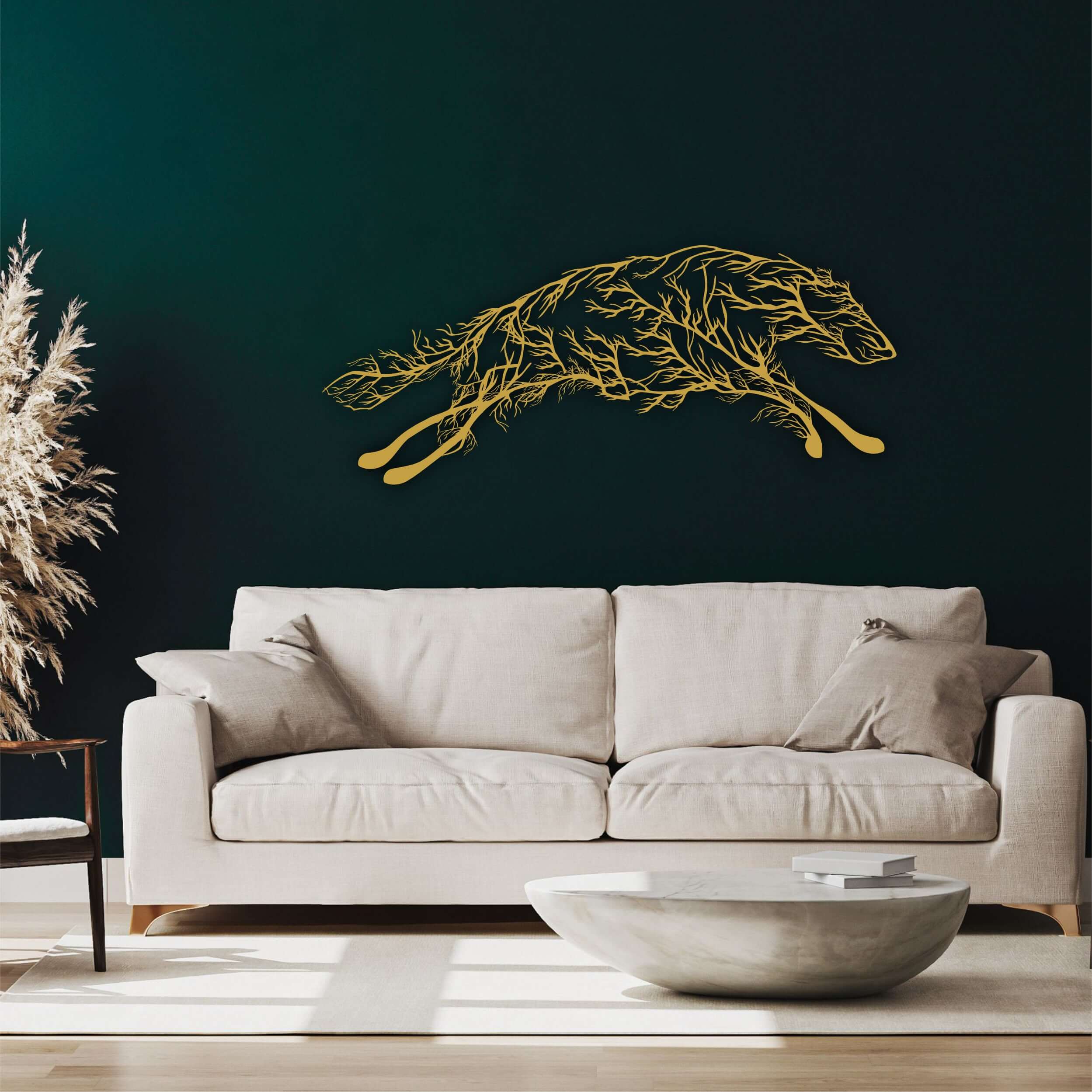 Borzoi Dog Metal Wall Art