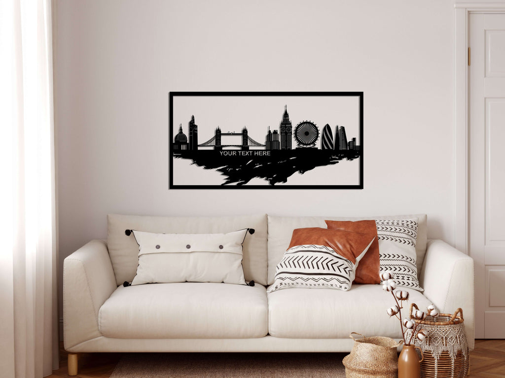 Personalized London Metal Wall Art