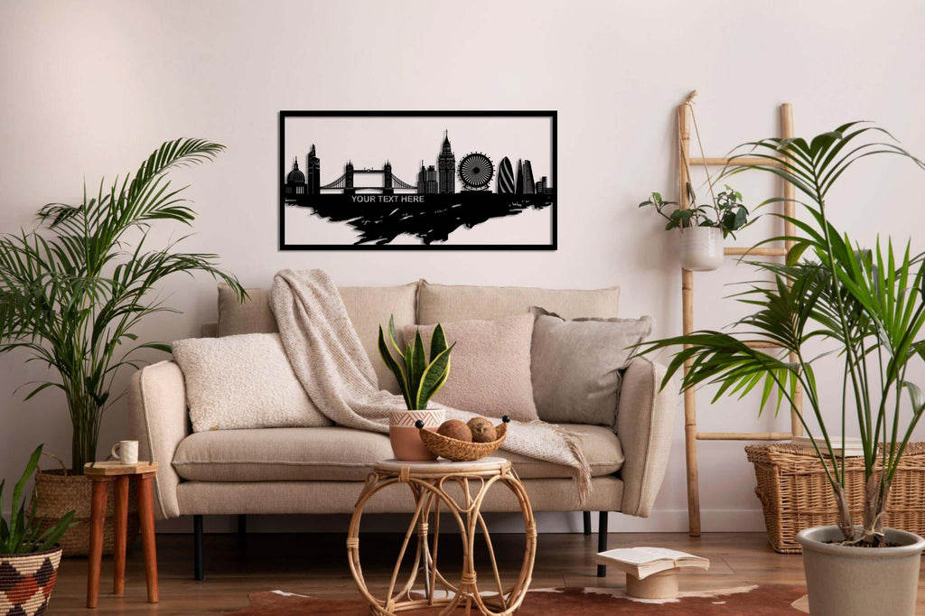 Personalized London Metal Wall Art
