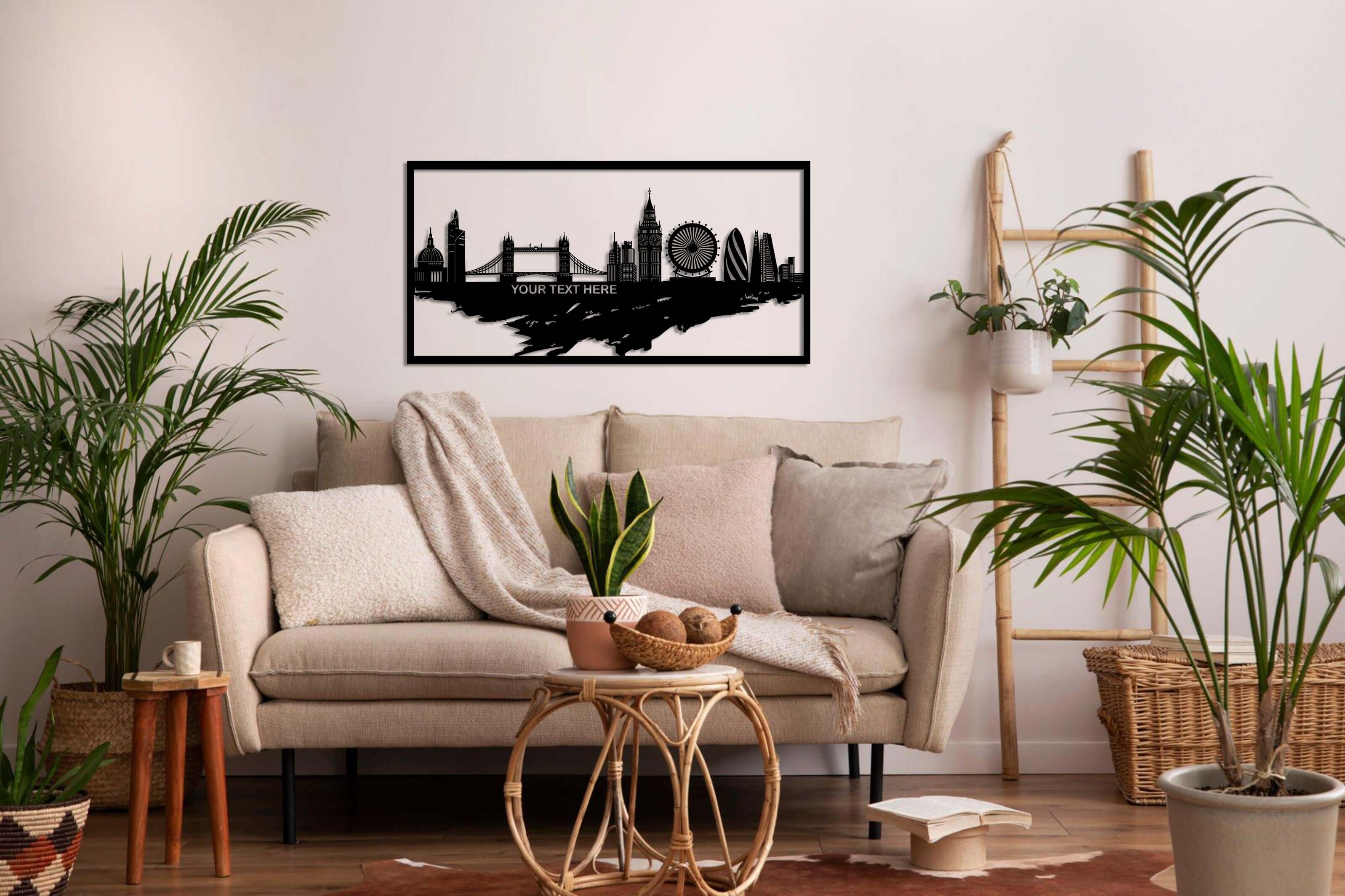 Personalized London Metal Wall Art