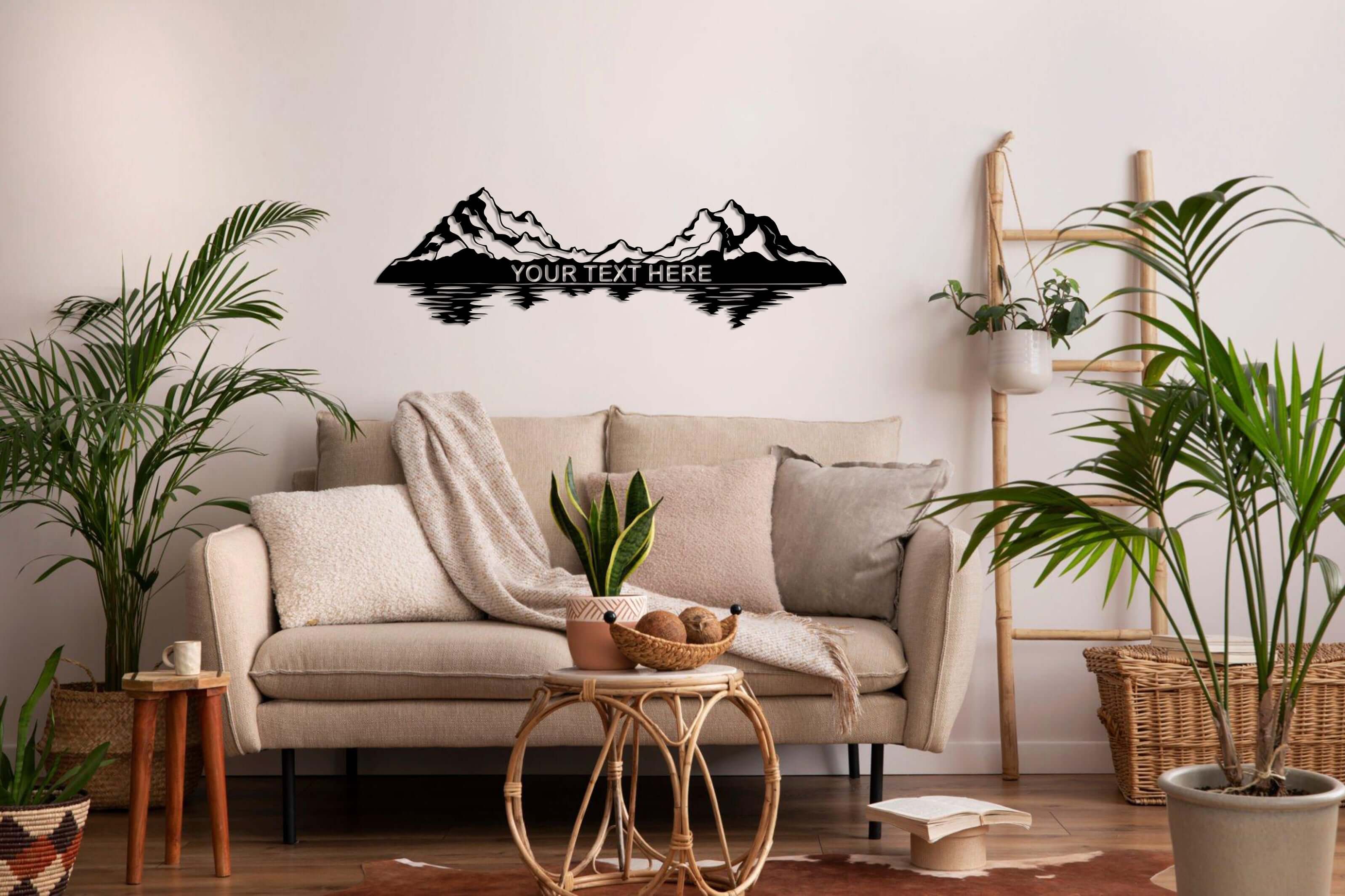 Personalized Mountain Metal Wall Art