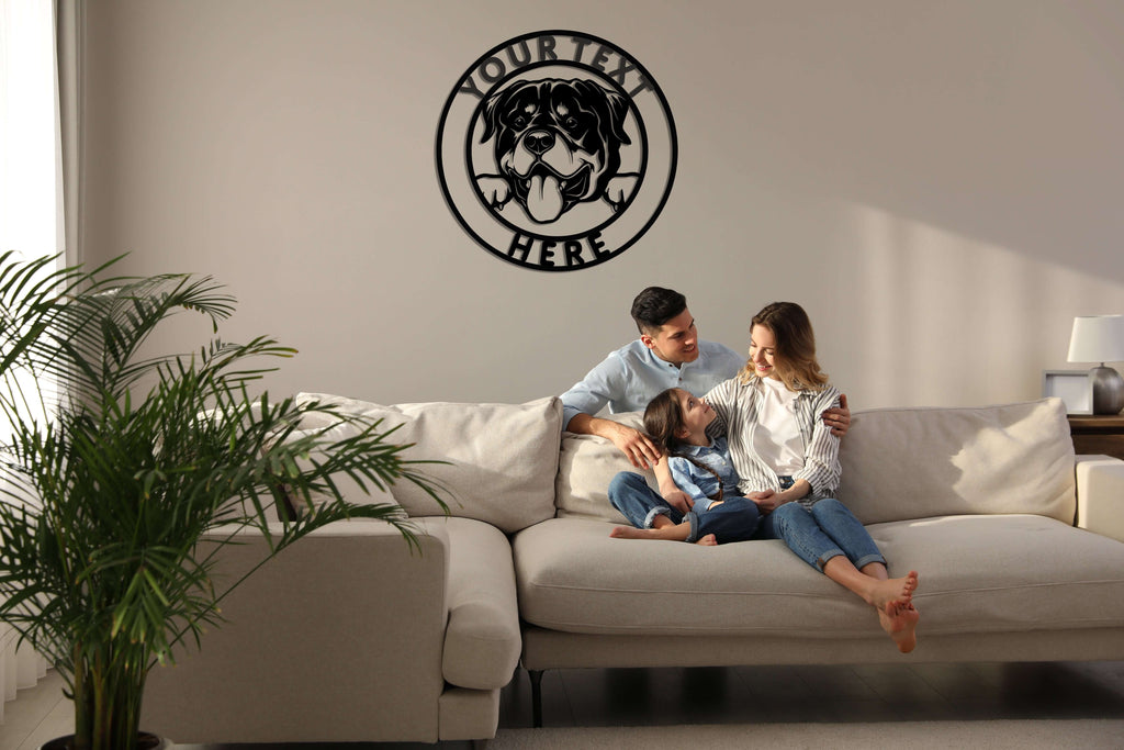 Personalized Dogs Metal Wall Art