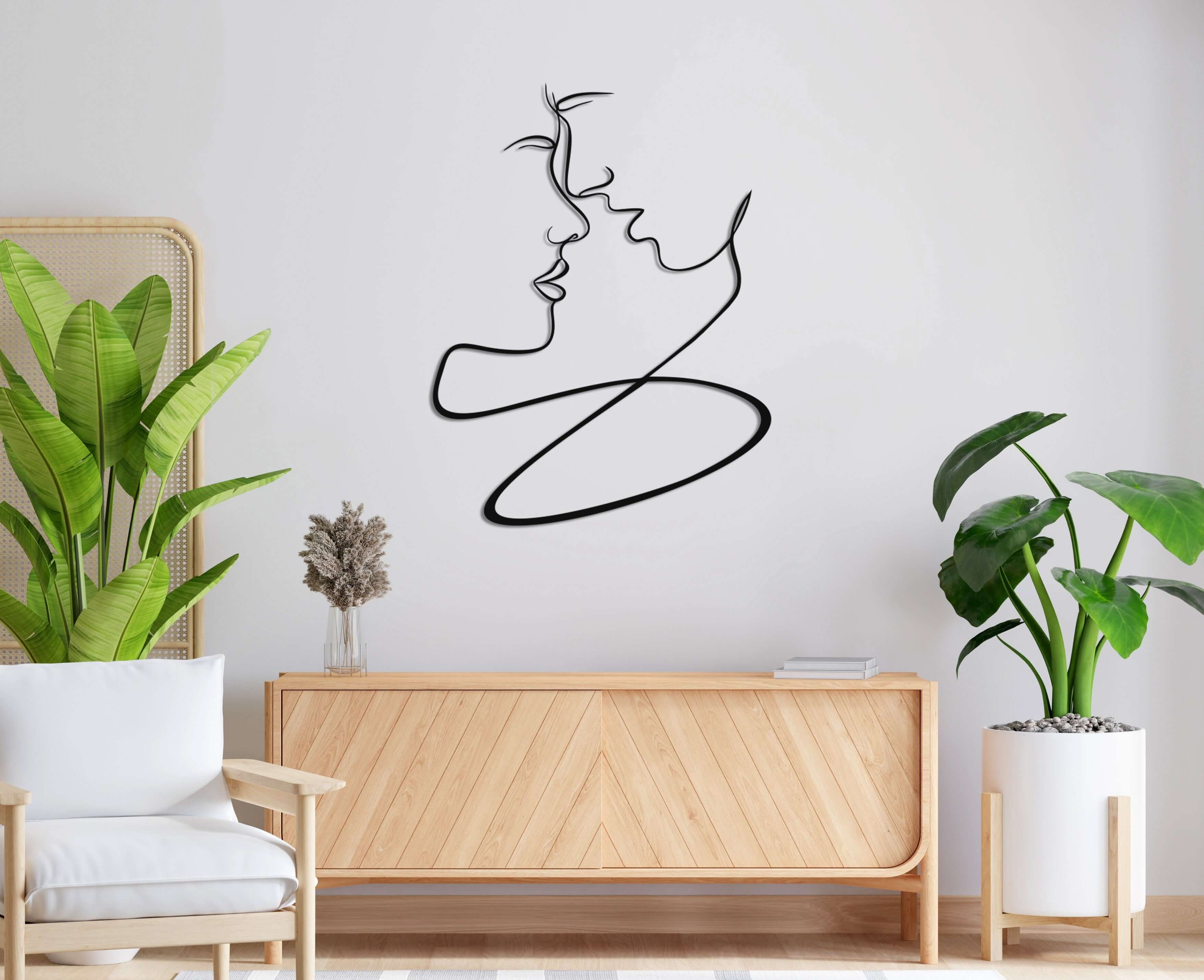 Lovers Metal Wall Art