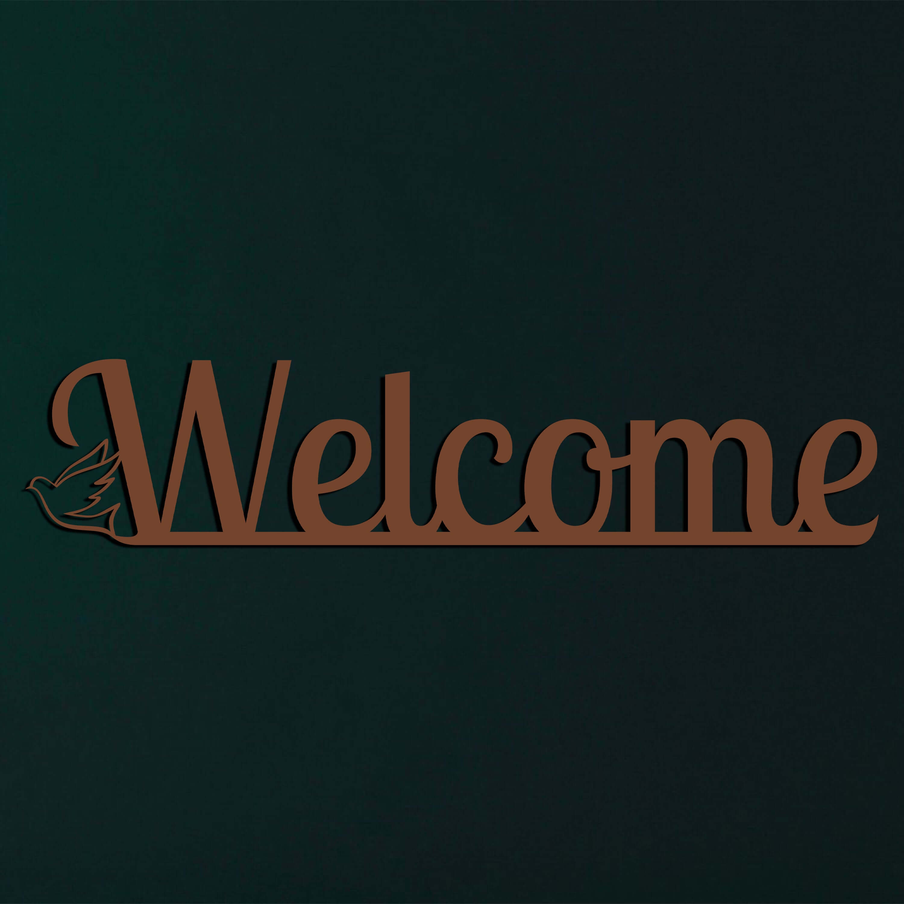 Welcome  Metal Wall Art