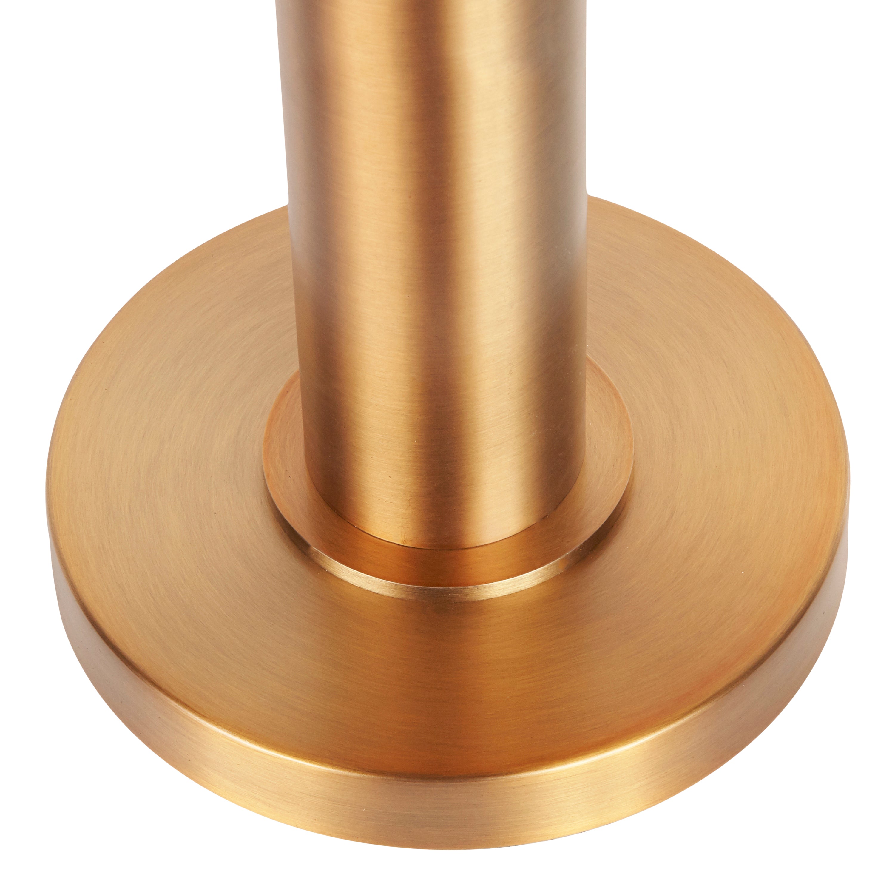 Trophy Industrial Table Lamp in Antique Brass with Black Linen Shade by LumiSource