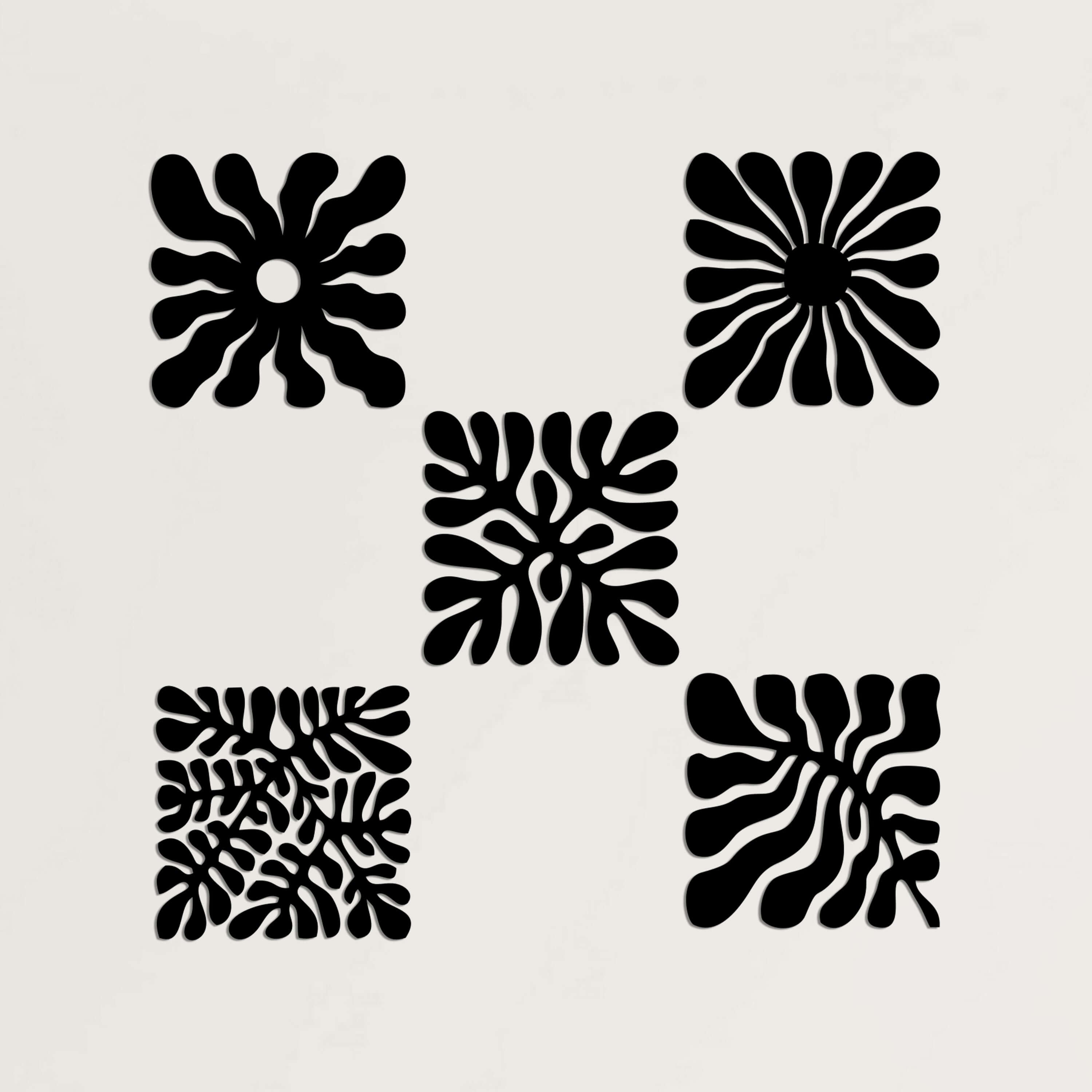 Flowers Metal Wall Art
