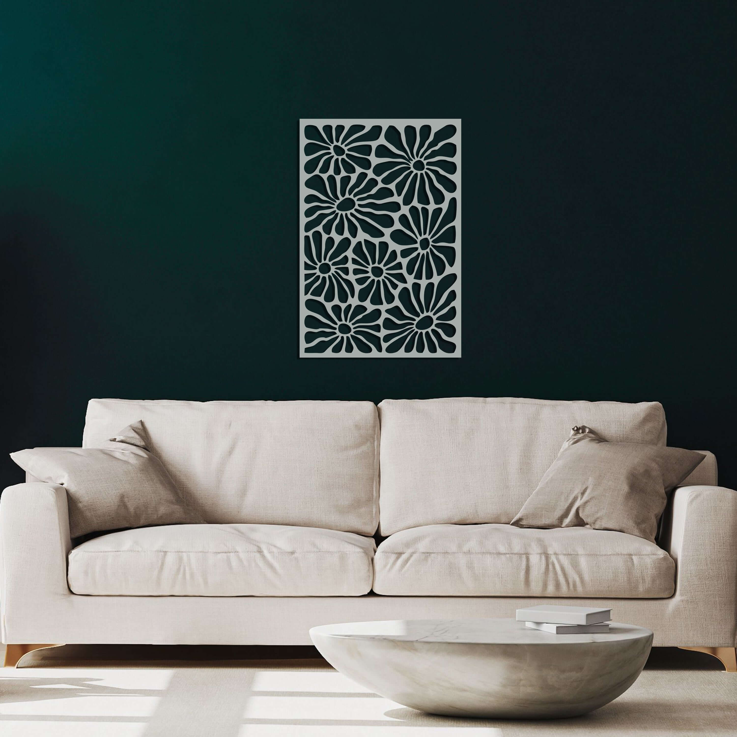 Flowers Metal Wall Art