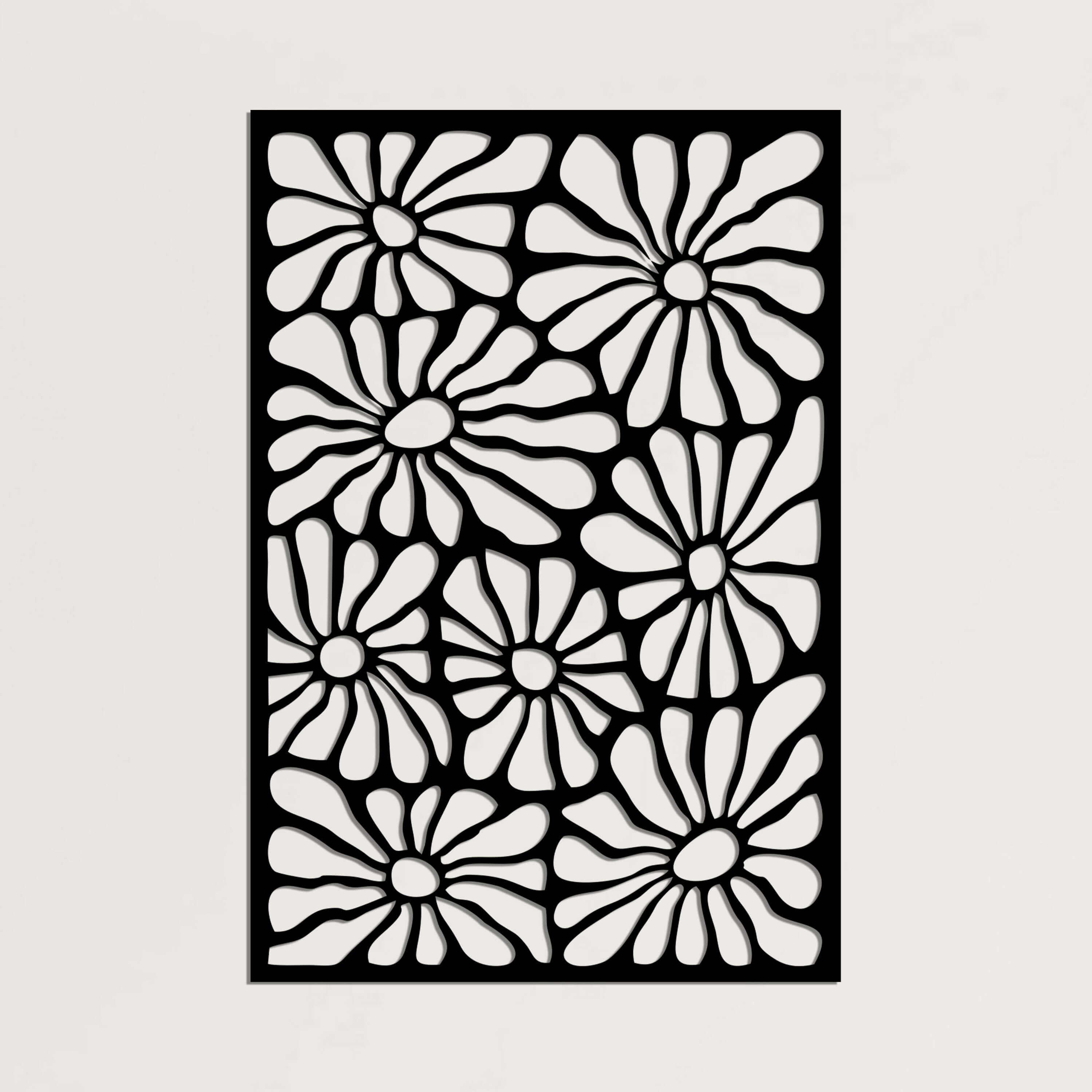 Flowers Metal Wall Art