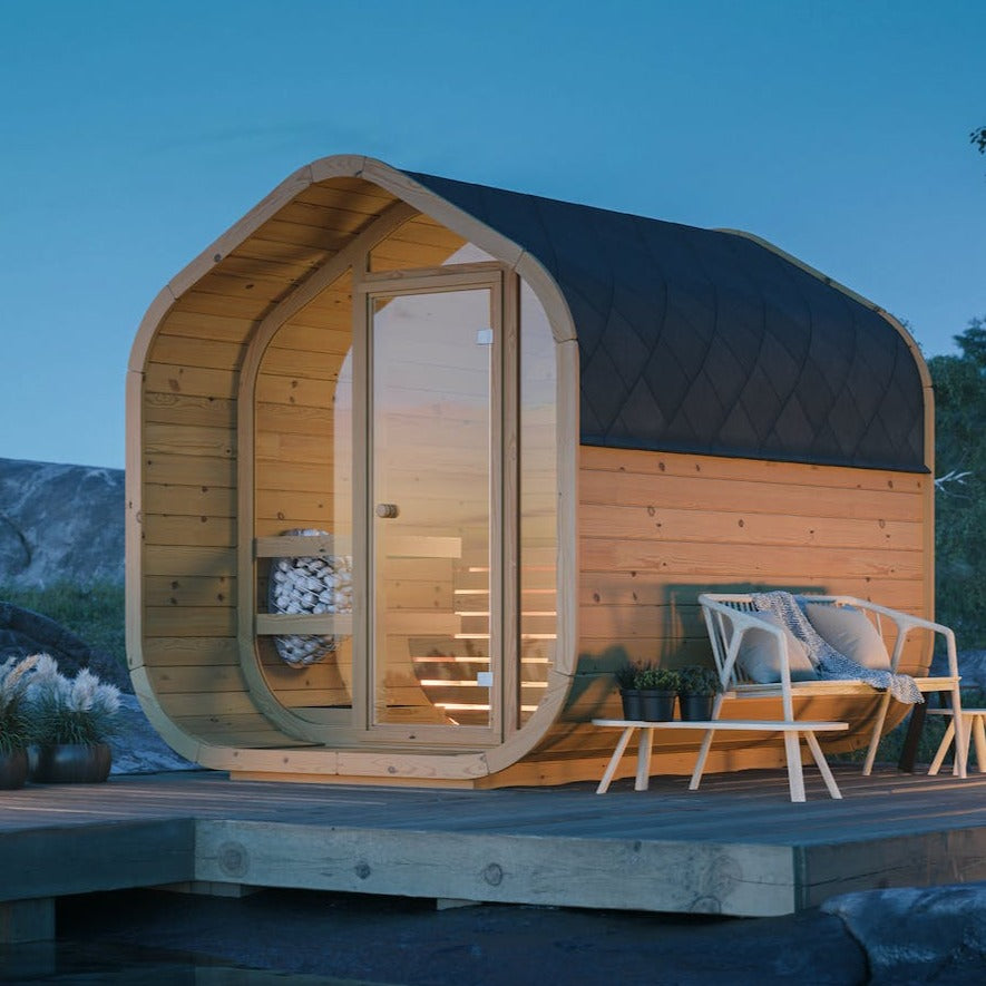 SAUNA EVOLUTION® Barrel Sauna Serenity Nature Air 8
