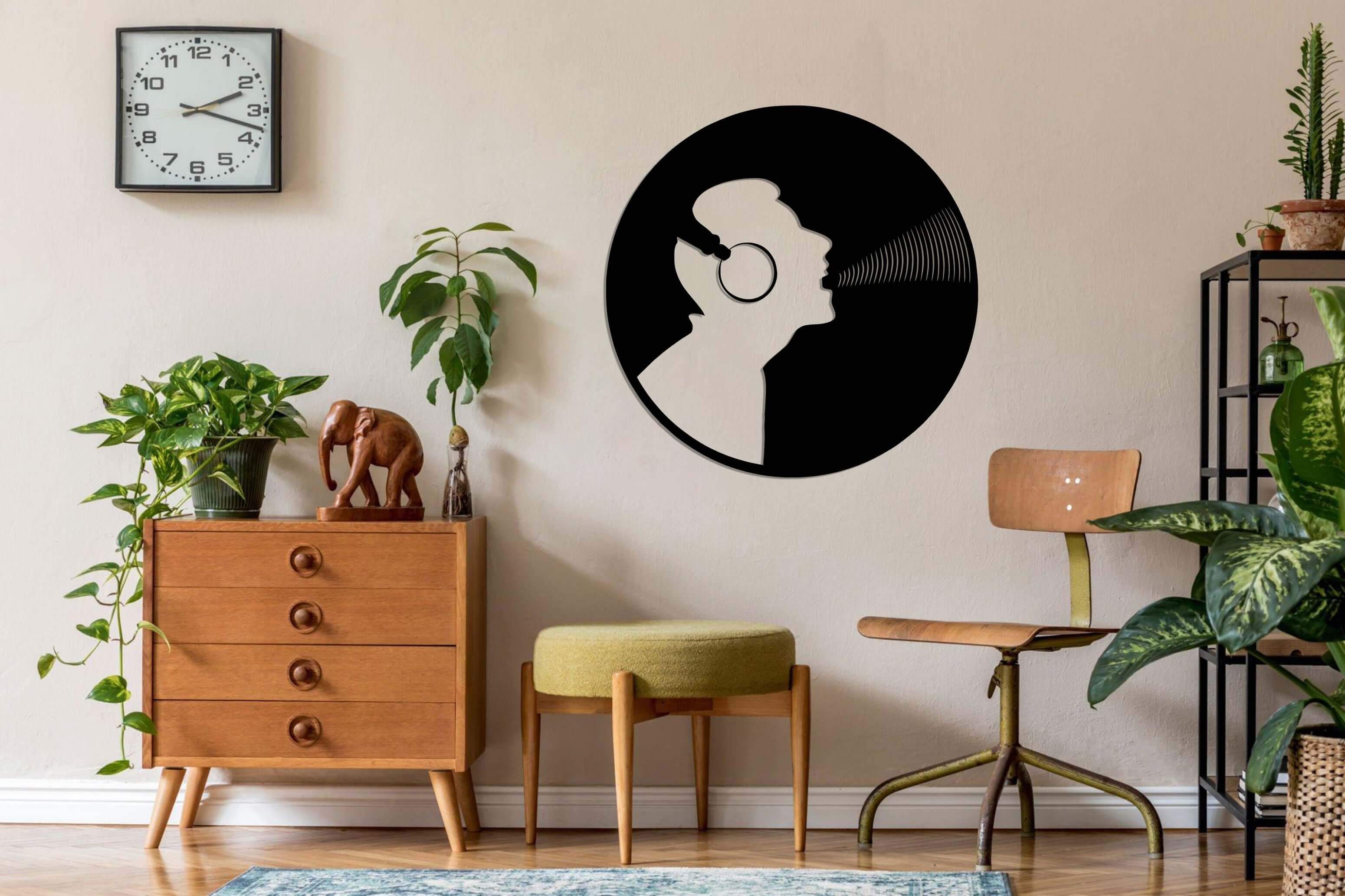 Record Metal Wall Art