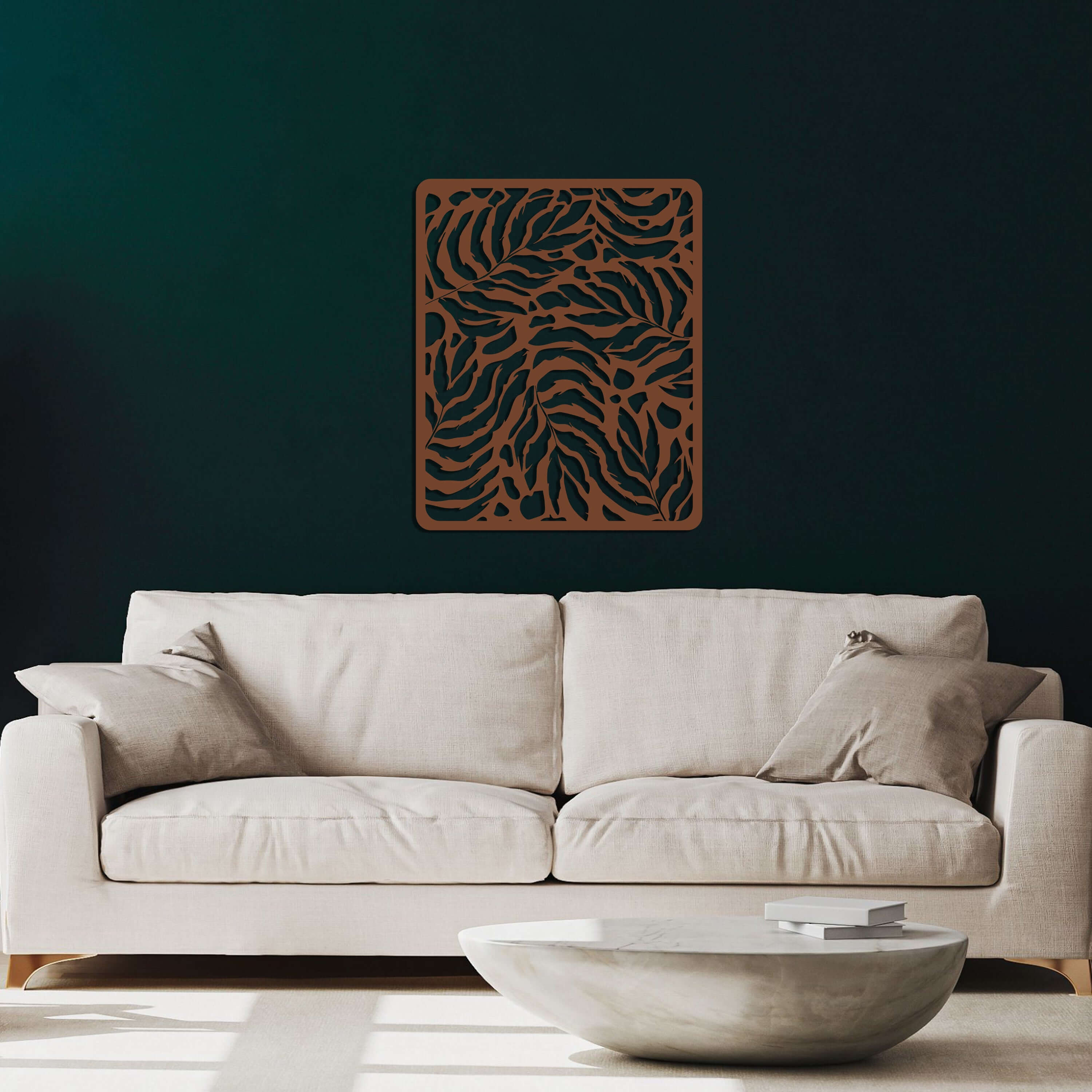 Leaf Table Metal Wall Art