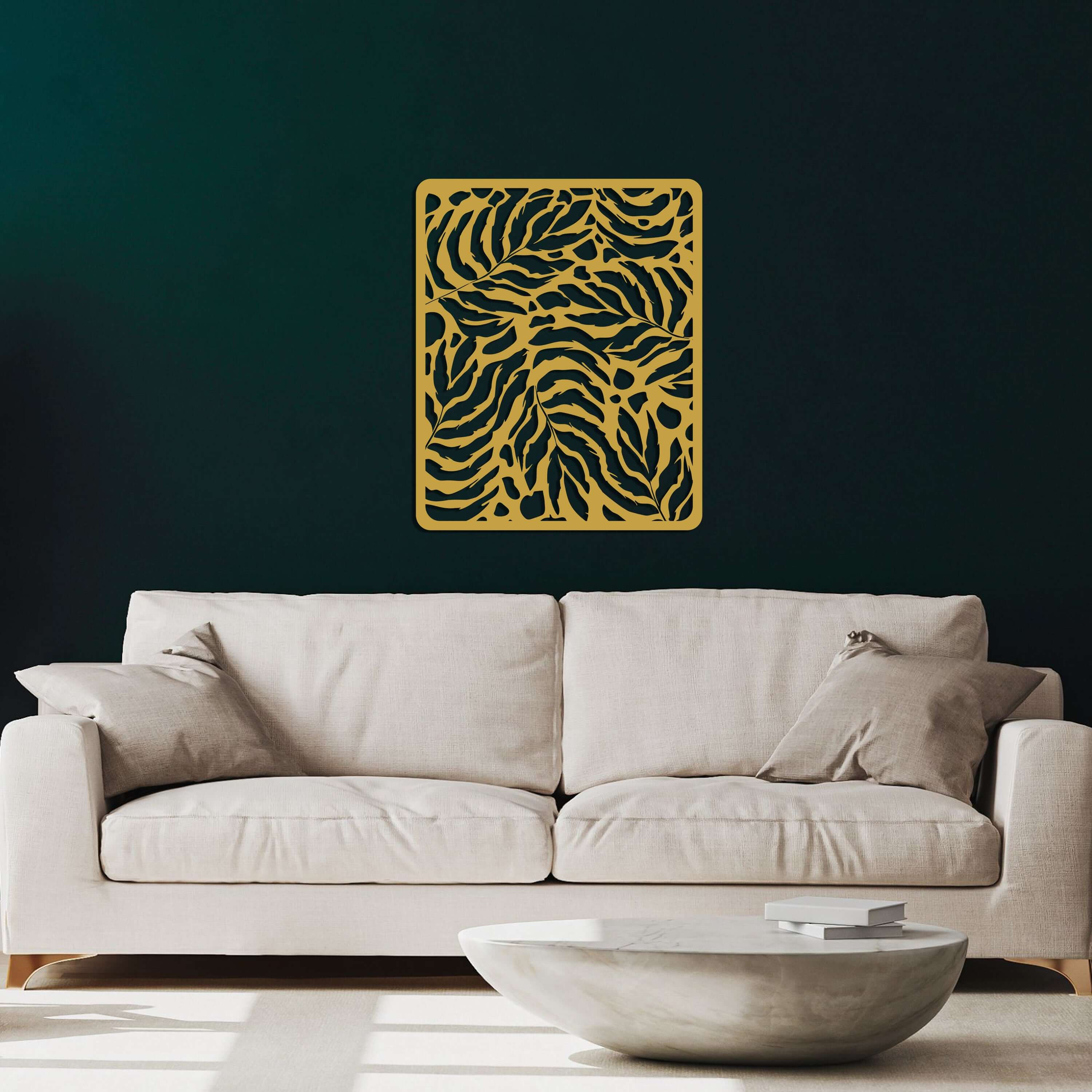 Leaf Table Metal Wall Art