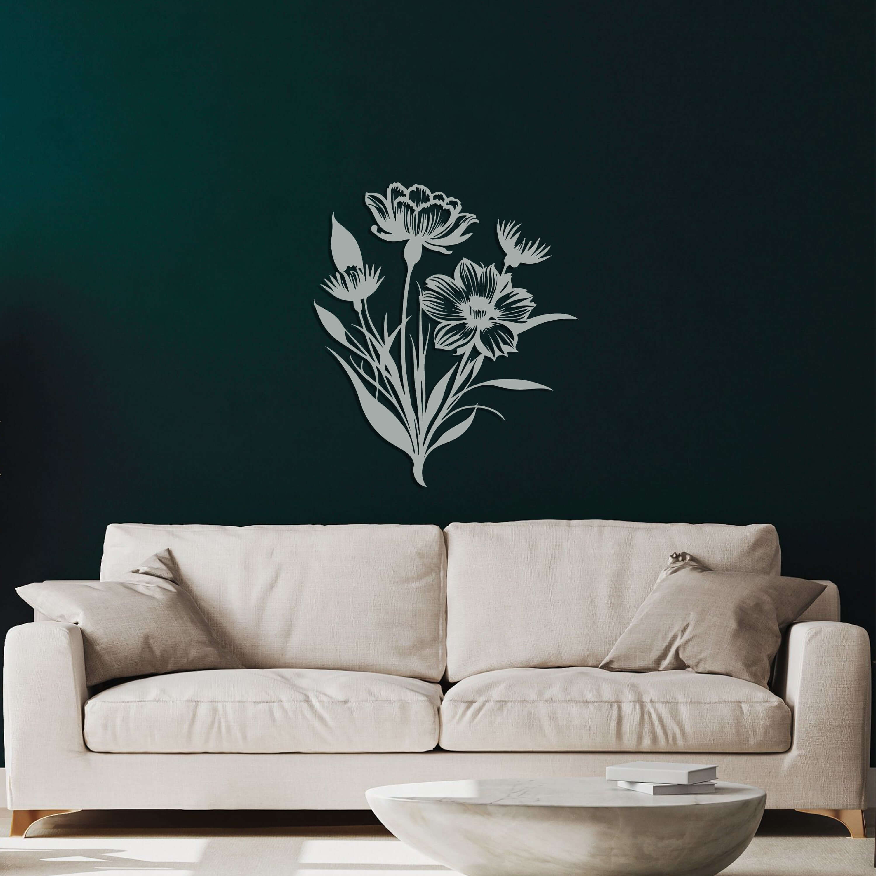 Flower Metal Wall Art