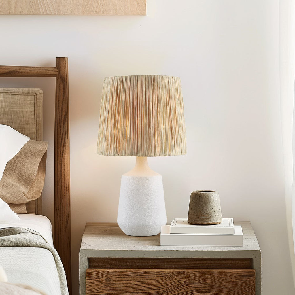 Ceramic Table Lamp White See below