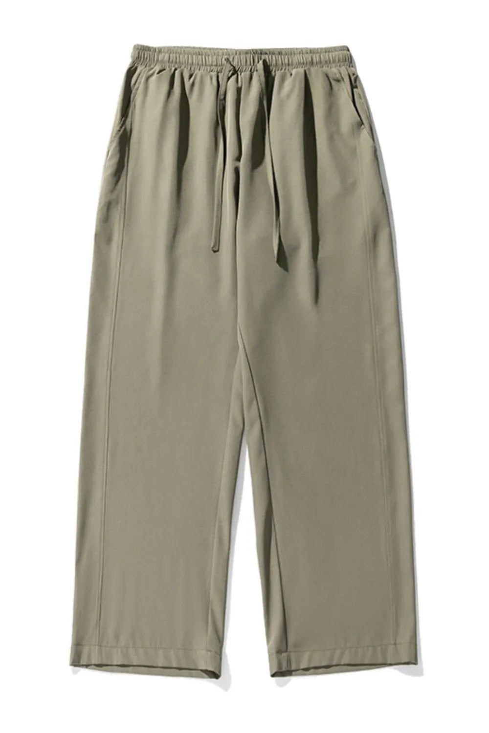 Drawstring Wide Leg Pants