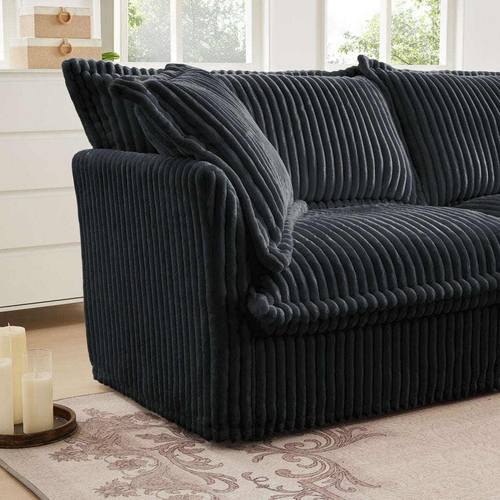 Koala Armless Sofa - Grey