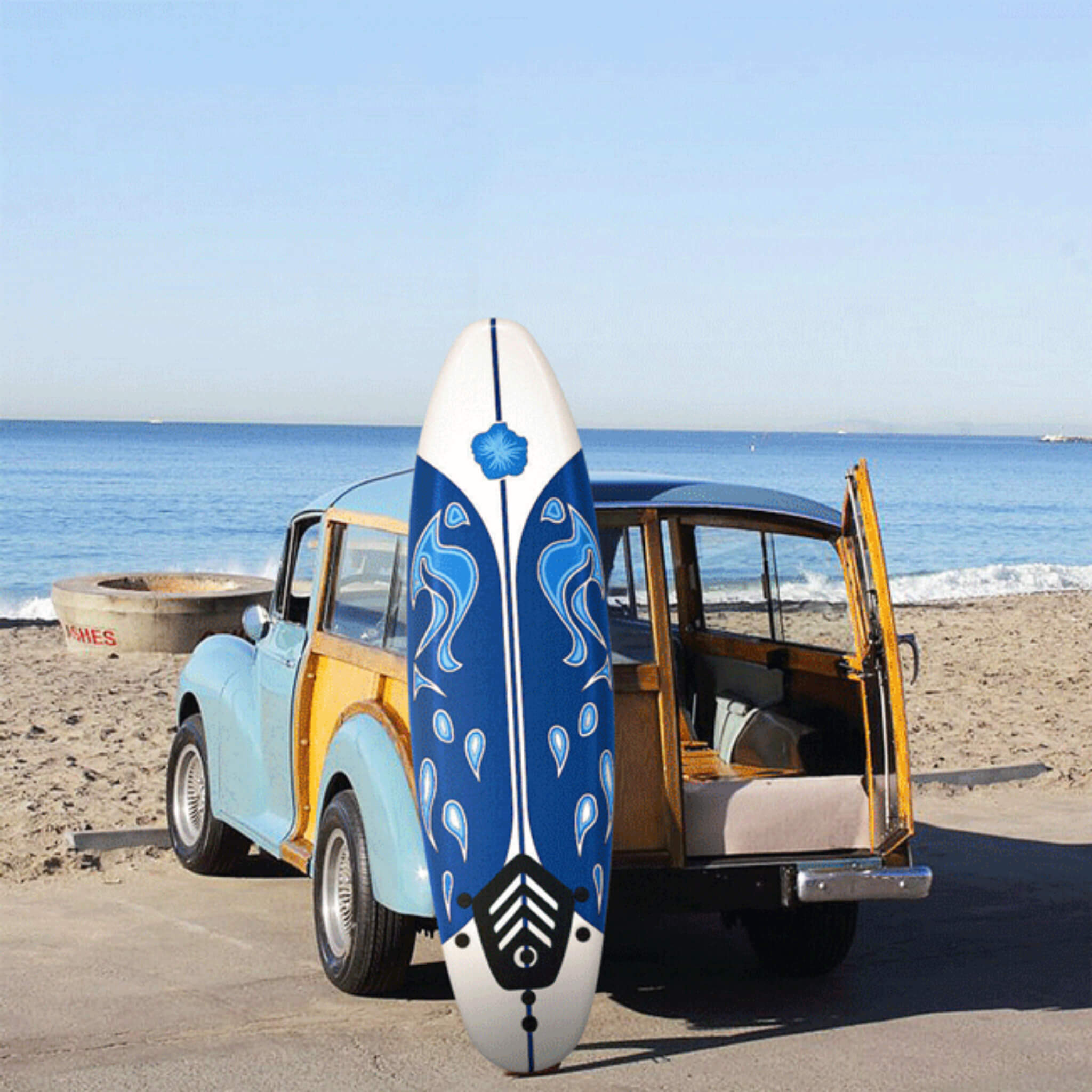 6' Inflatable Blow Up Stand Up Paddle SUP Surfboard (SAK94461)