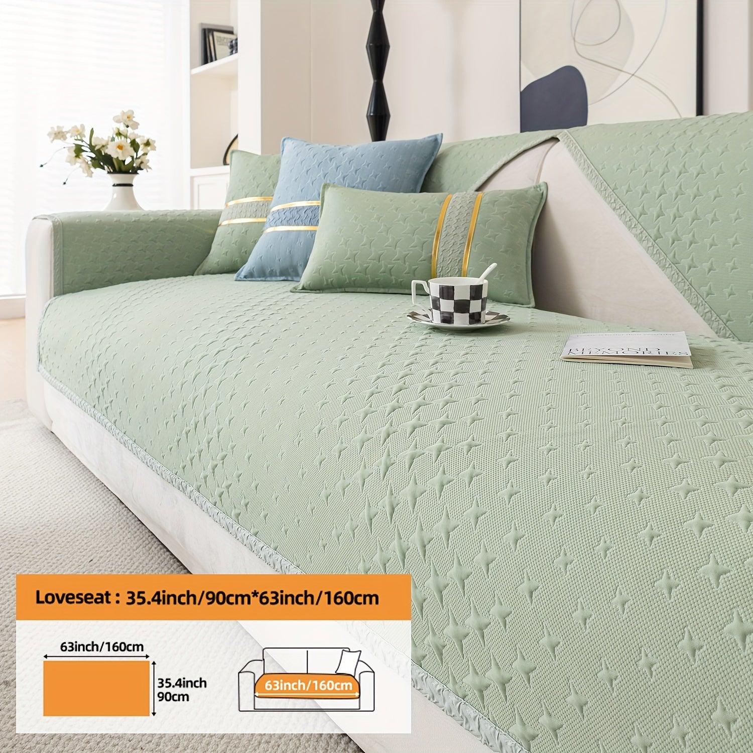 Summer Cooling Silk Non-slip Sofa Cover- Couch Cover for Dogs