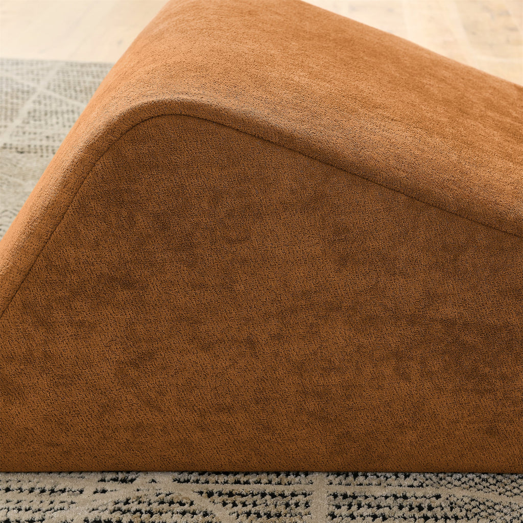 Bean Bag Chair, Lazy Floor Sofa Couch for Adults and Kids, Fireside Chair with Ergonomic Design, Memory Foam Lounge Chair for Living Room Bedroom, Office, Orange