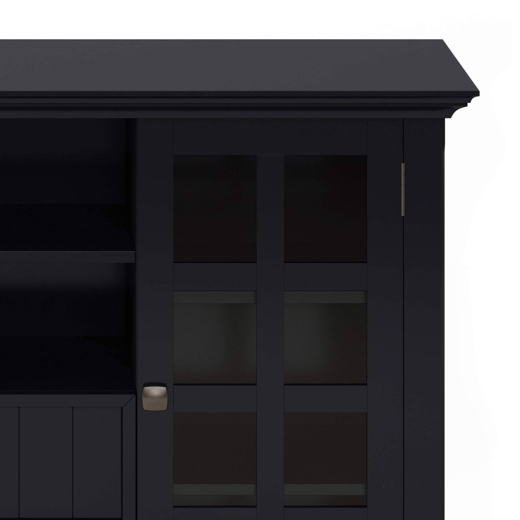 Acadian - Tall TV Media Stand - Black