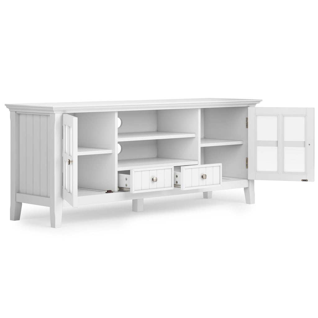 Acadian - 60' TV Media Stand - White